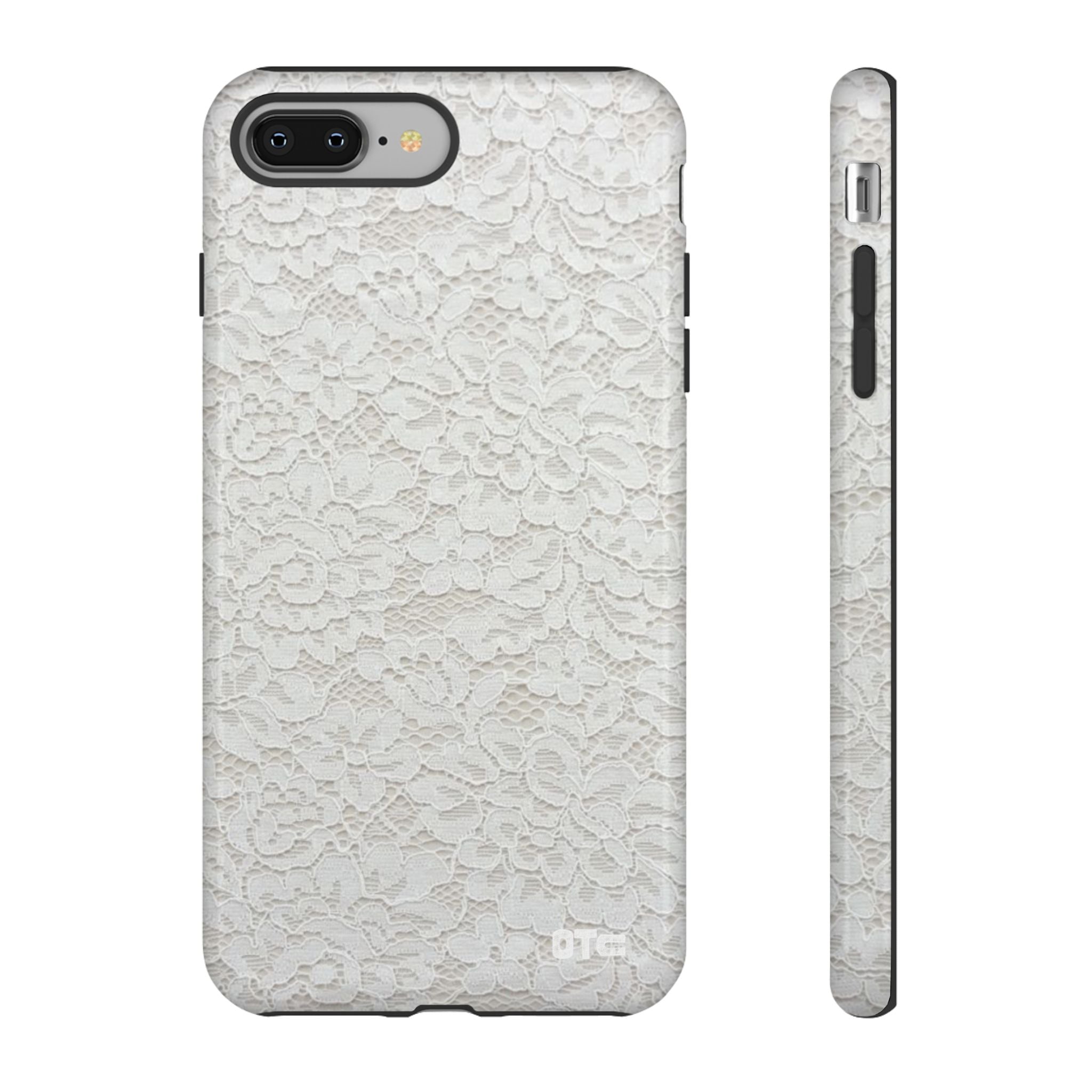 White Lace Protective Case
