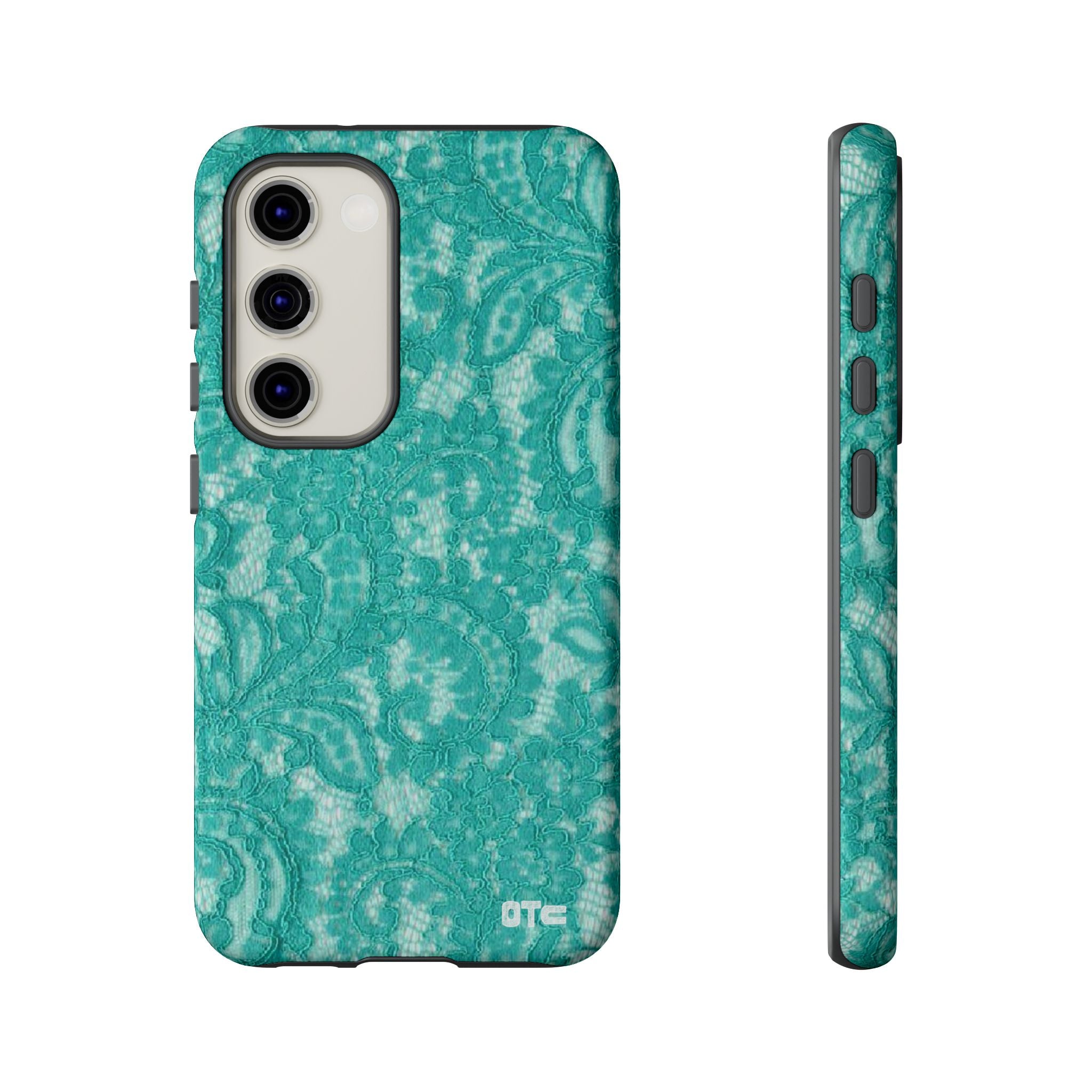 Teal Lace Protective Case