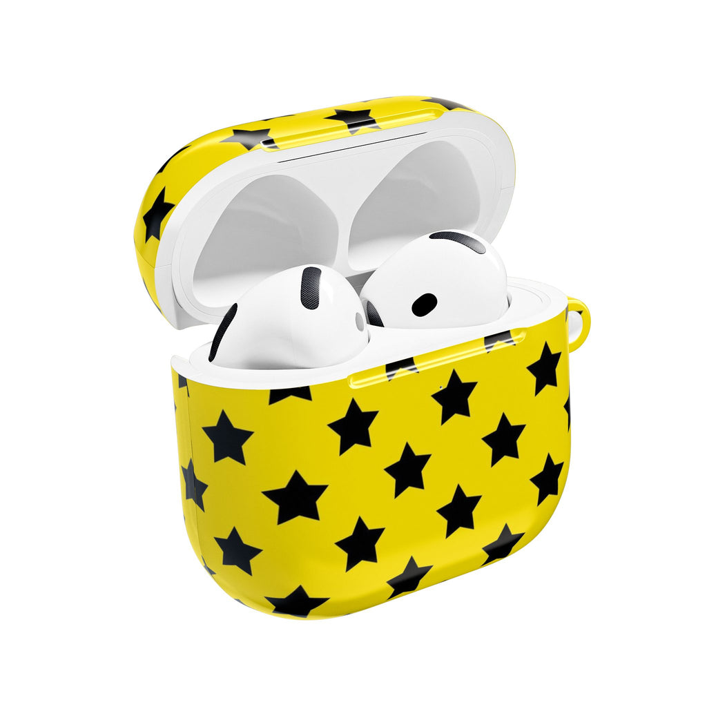 Yellow Star AirPods Case