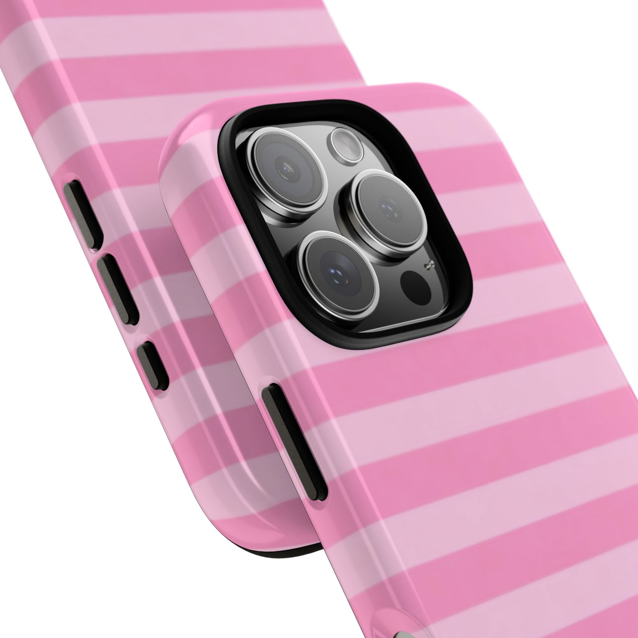 Pink Candy Stripes Protective Case