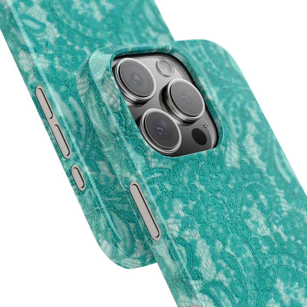 Teal Lace Case