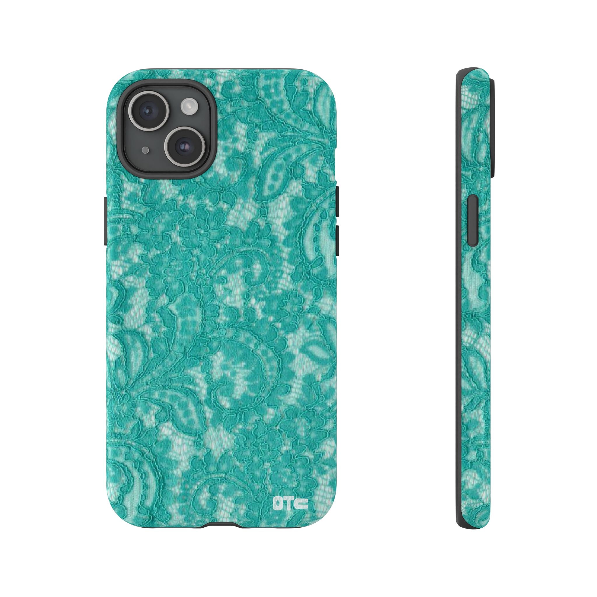 Teal Lace Protective Case