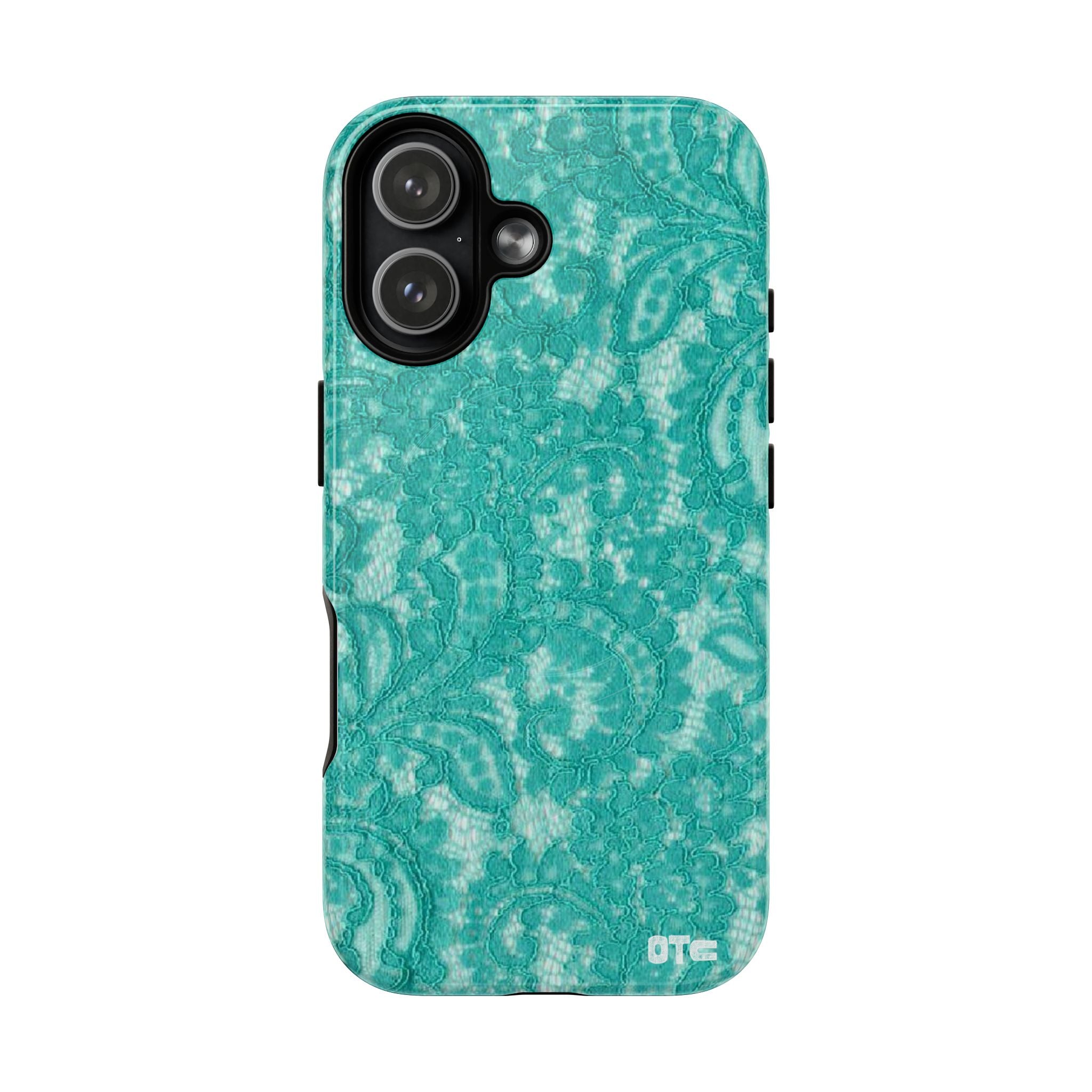 Teal Lace MagSafe Case