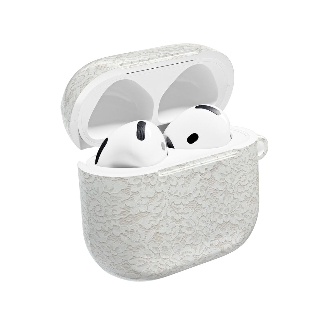White Lace AirPods Case