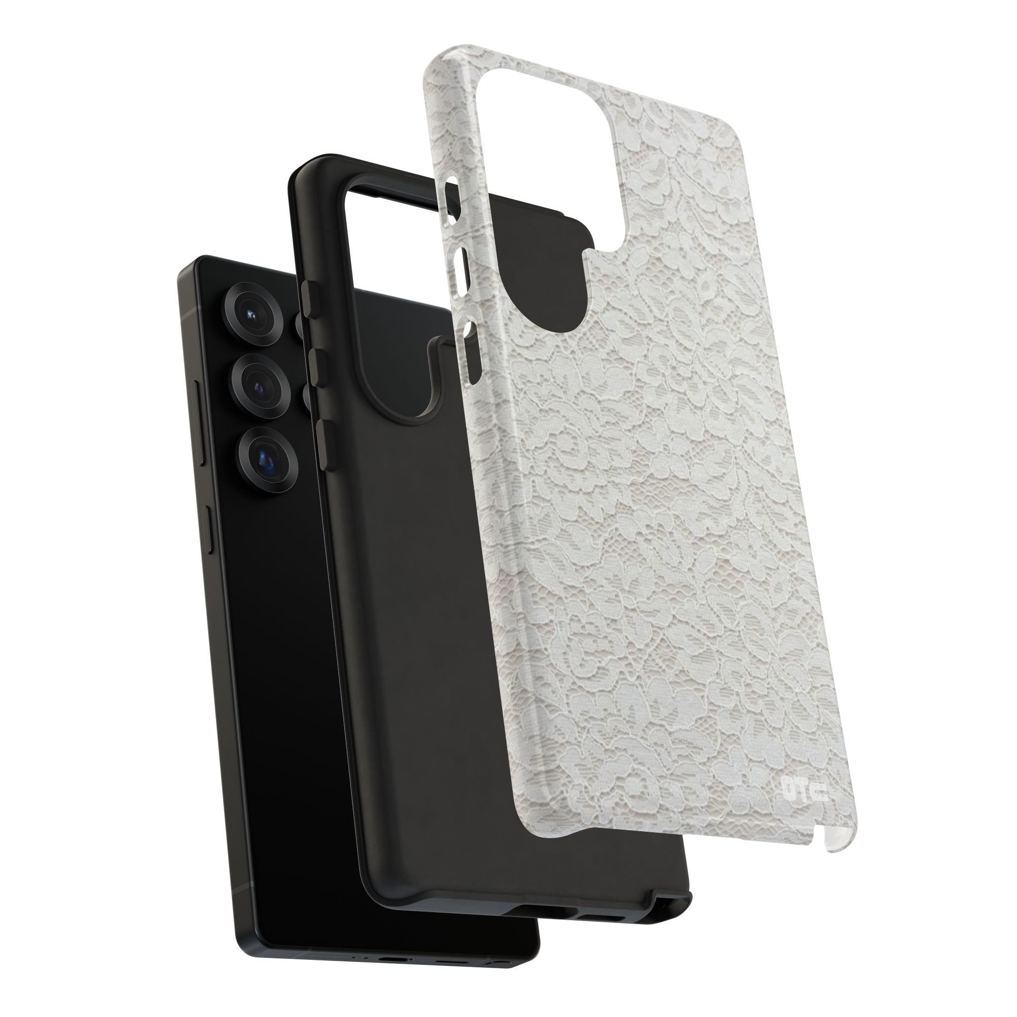 White Lace Protective Case