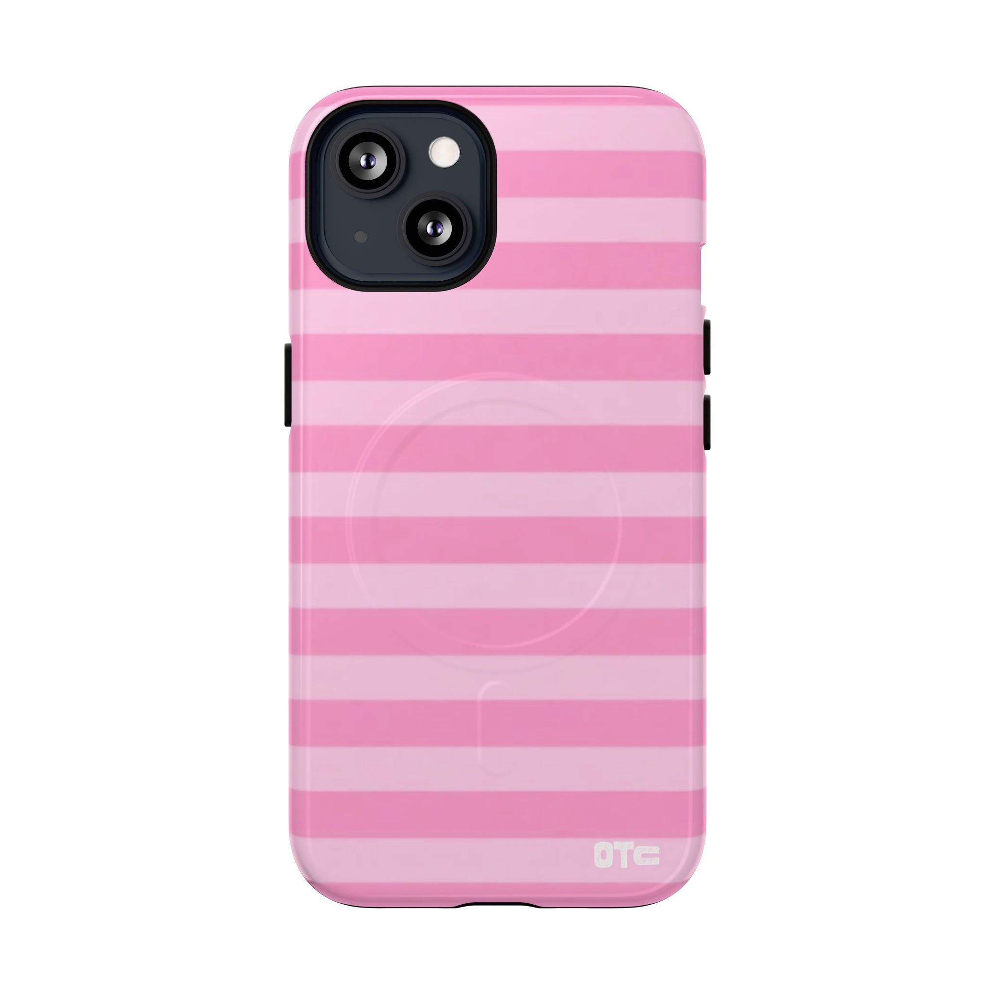 Pink Candy Stripes MagSafe Case