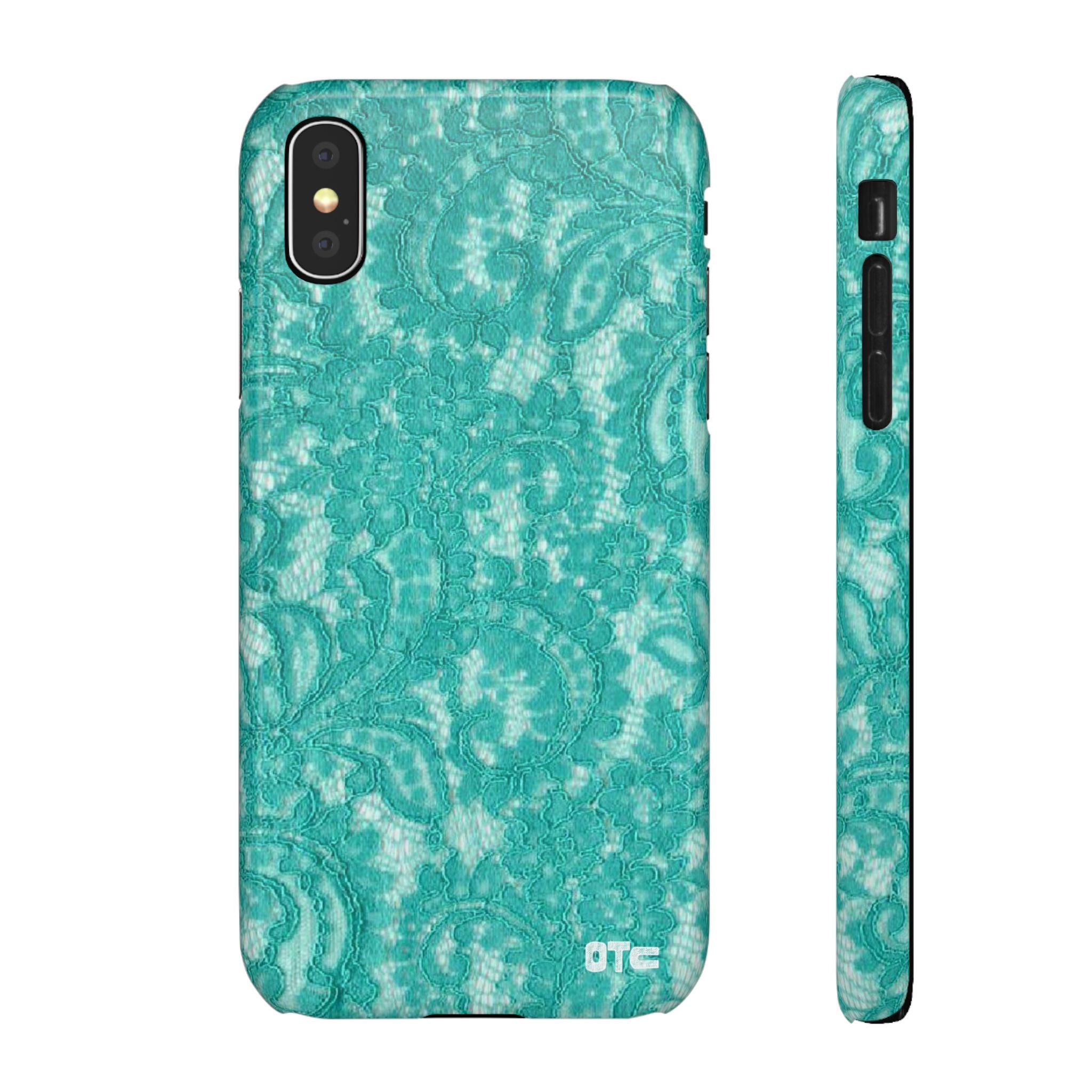 Teal Lace Case