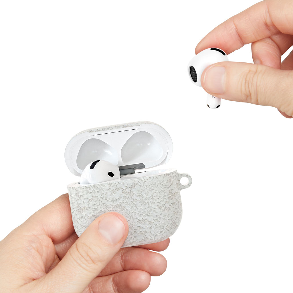White Lace AirPods Case