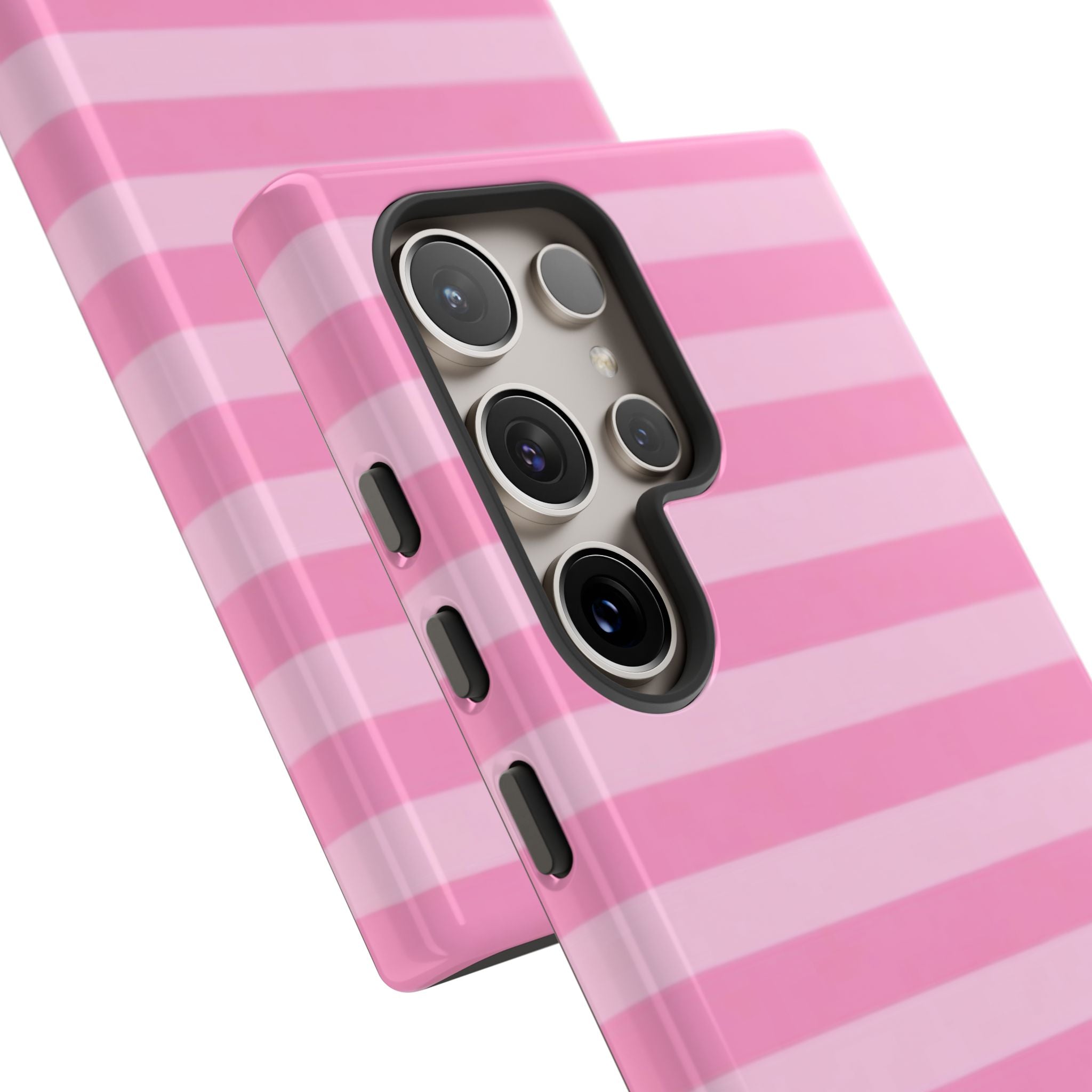 Pink Candy Stripes Protective Case