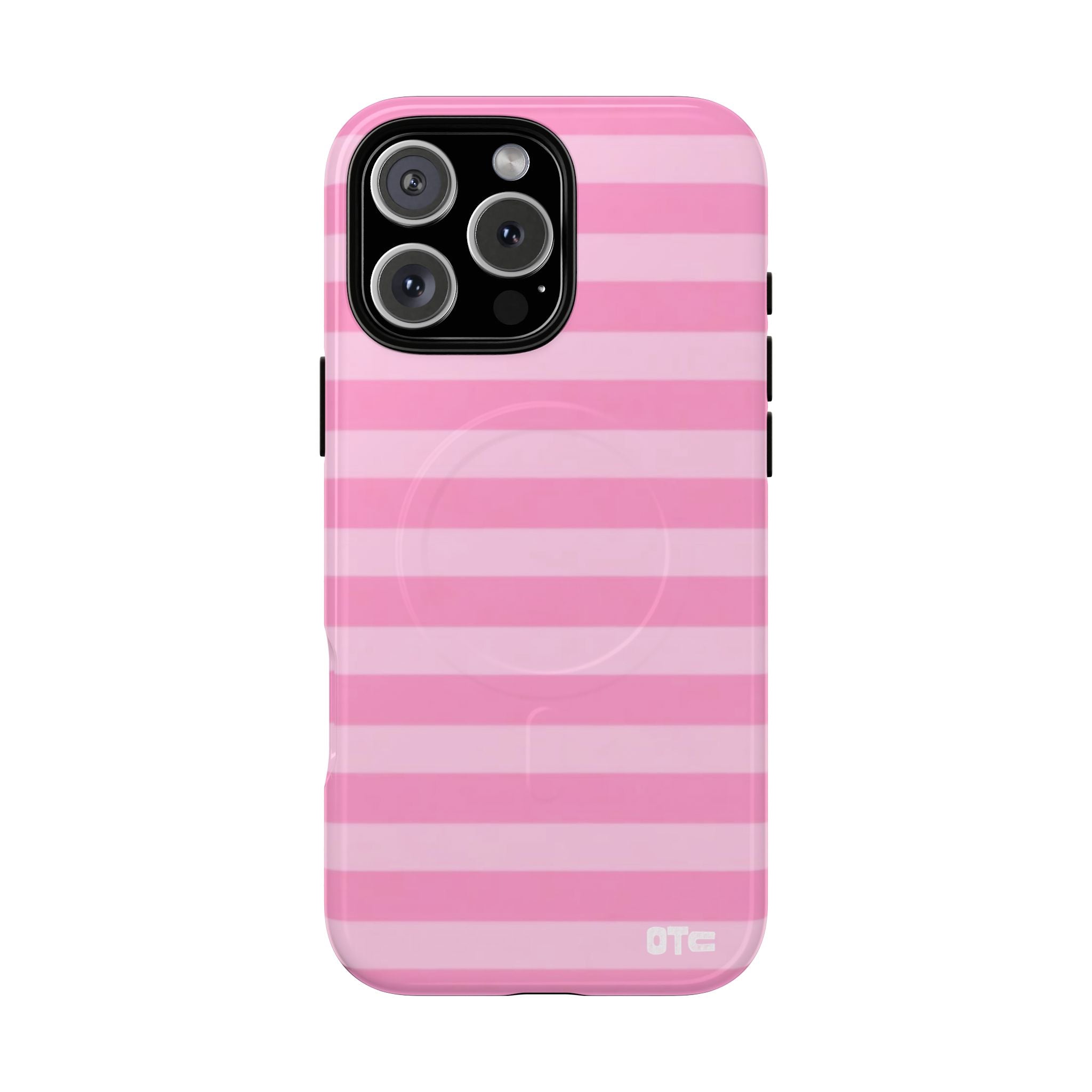 Pink Candy Stripes MagSafe Case