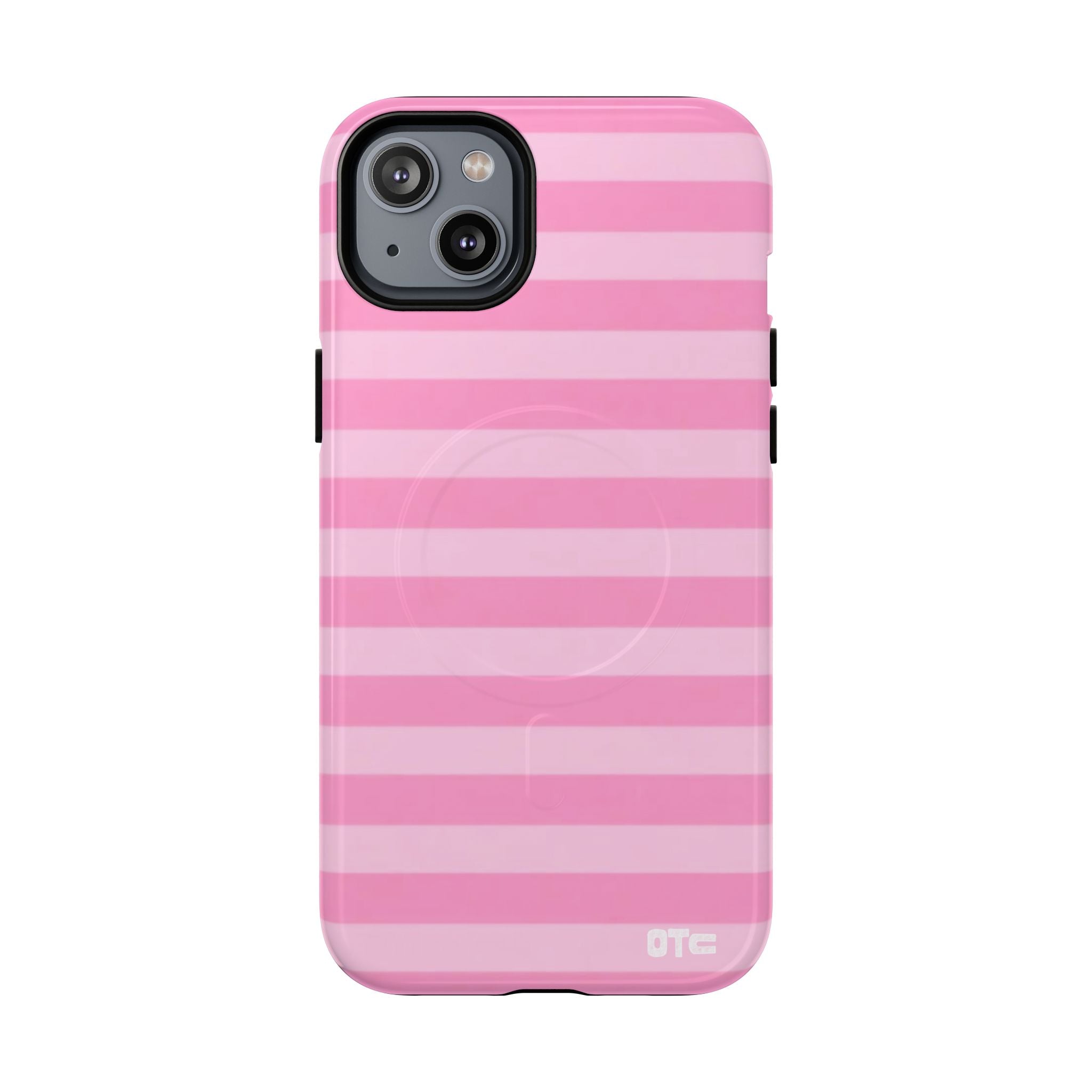 Pink Candy Stripes MagSafe Case