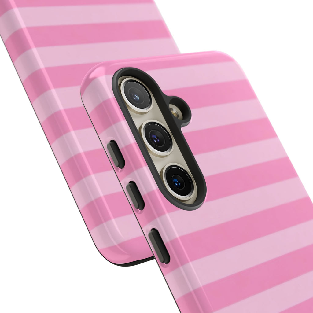 Pink Candy Stripes Protective Case