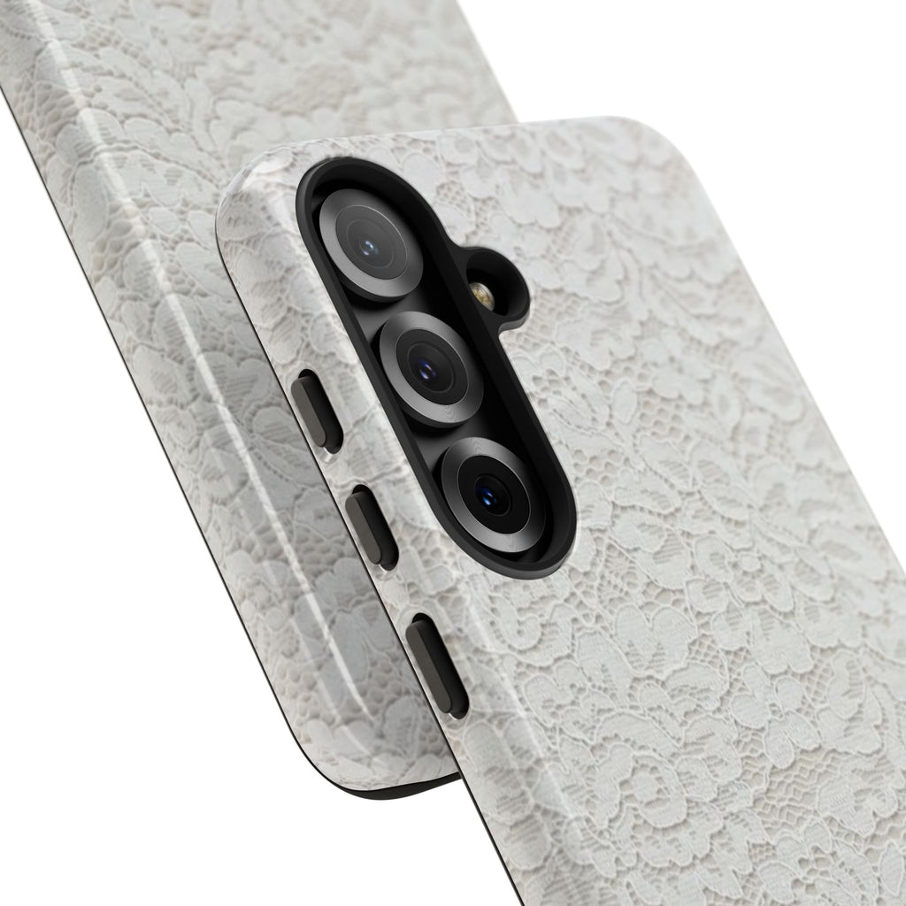 White Lace Protective Case