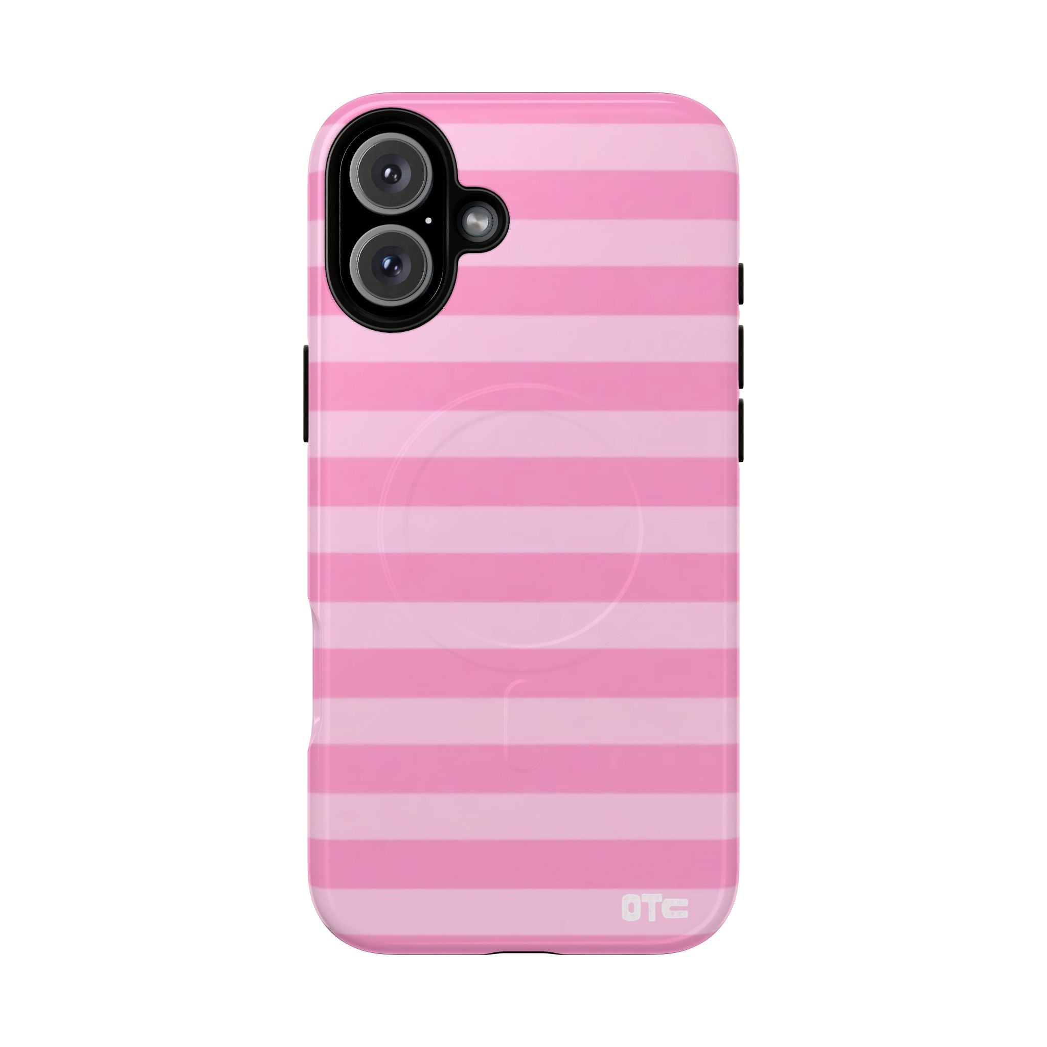 Pink Candy Stripes MagSafe Case