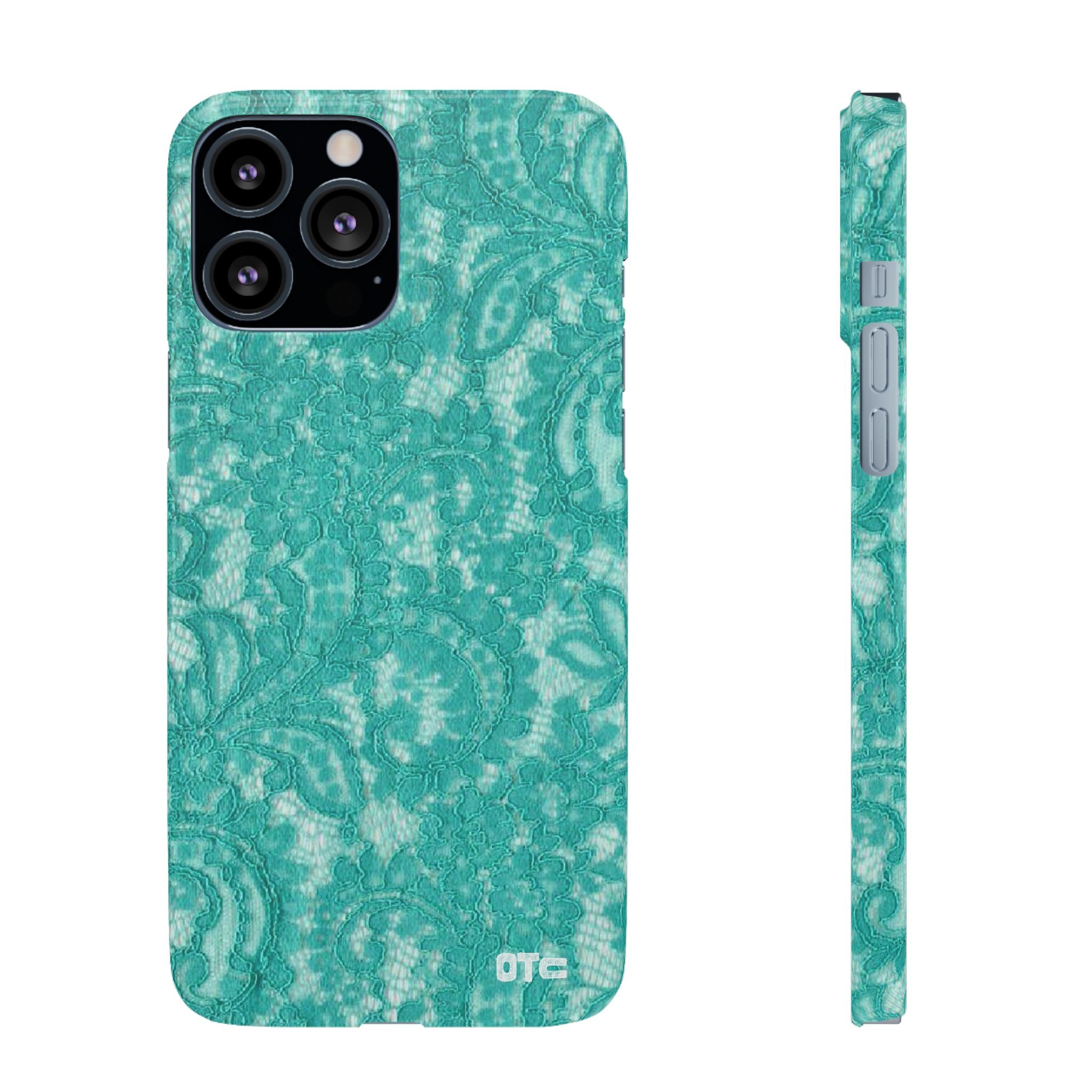 Teal Lace Case