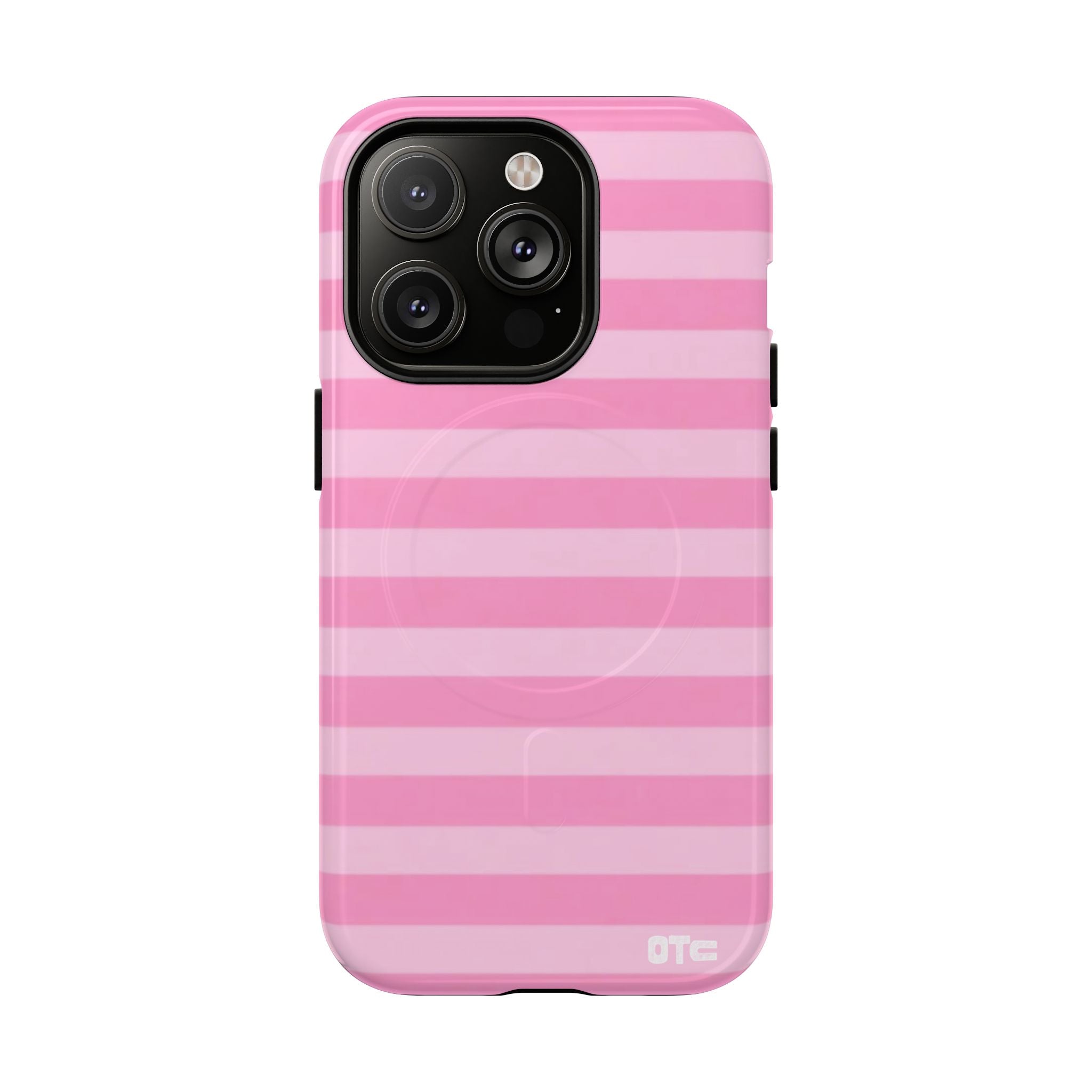 Pink Candy Stripes MagSafe Case