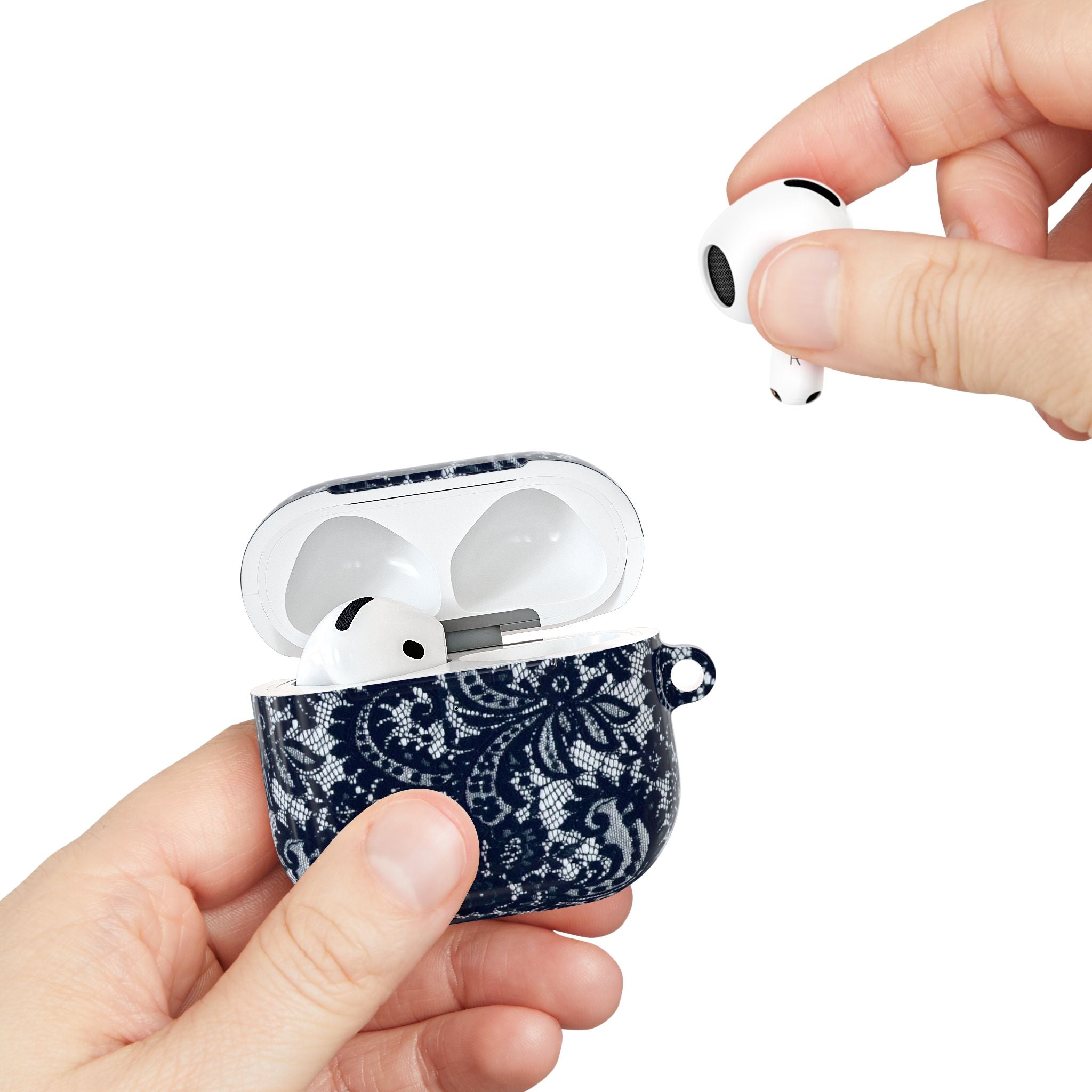 Blue Lace AirPods Case