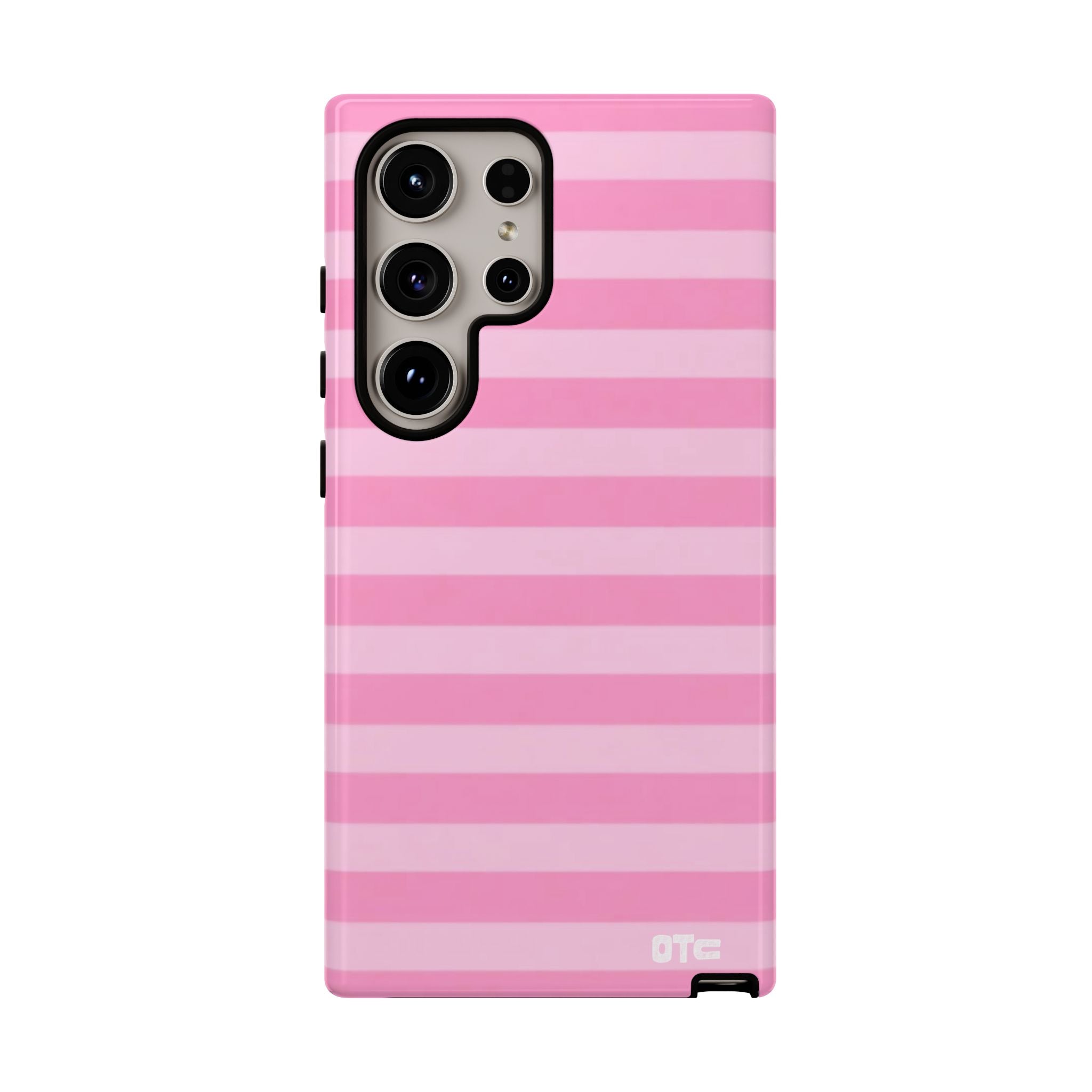 Pink Candy Stripes Protective Case