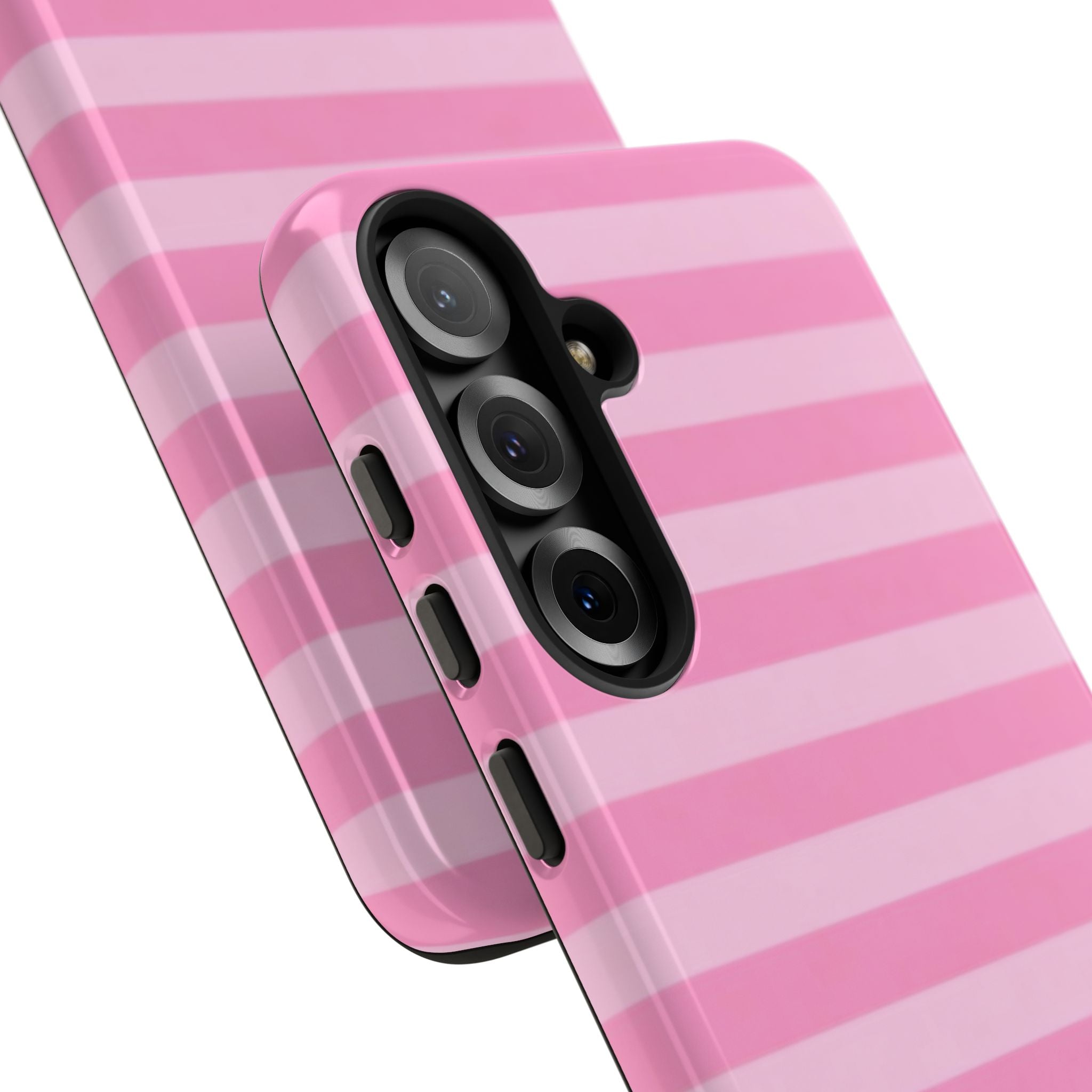 Pink Candy Stripes Protective Case