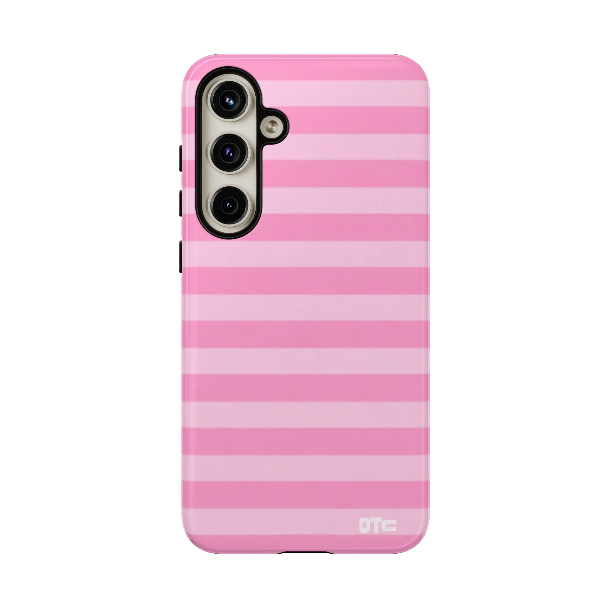 Pink Candy Stripes Protective Case