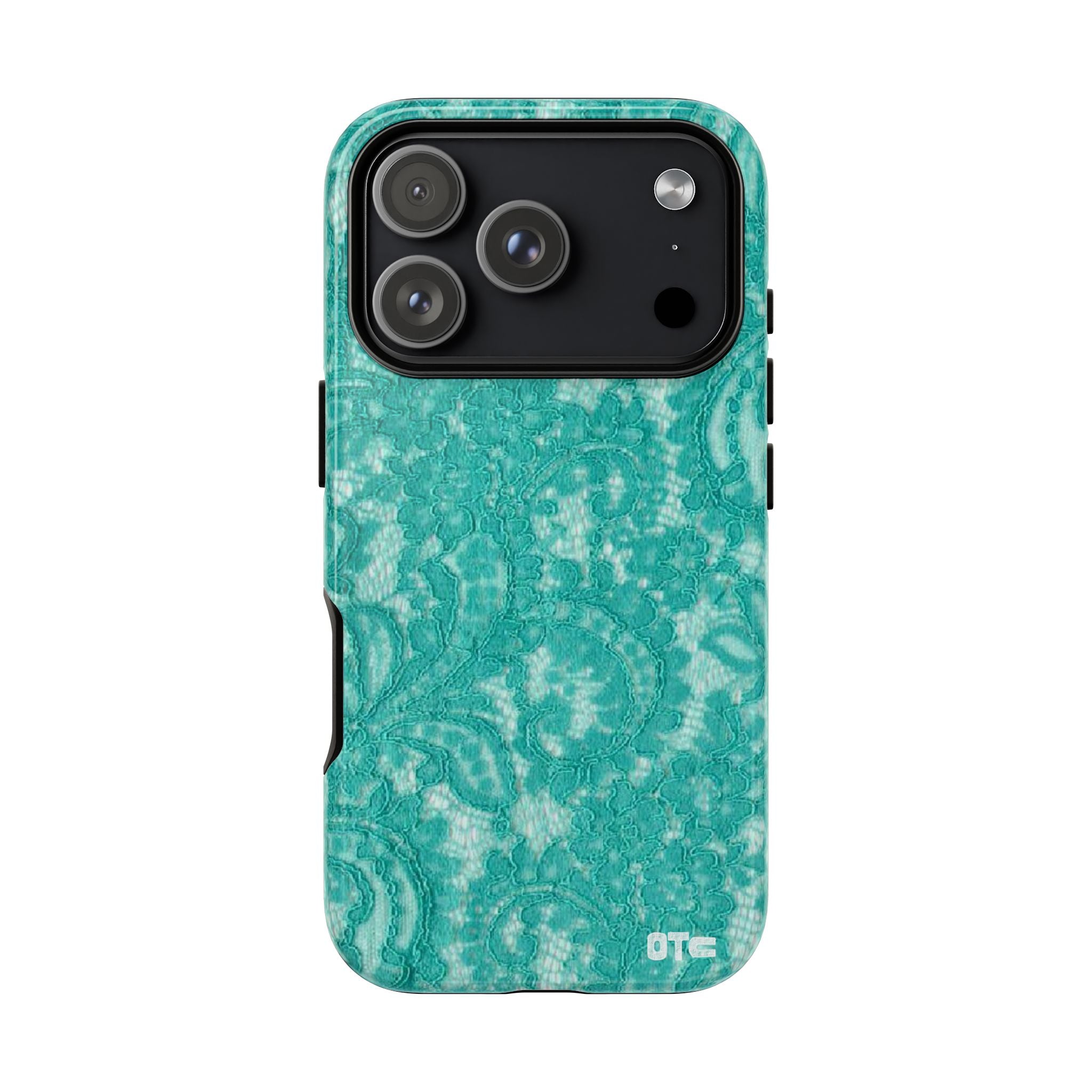Teal Lace Protective Case
