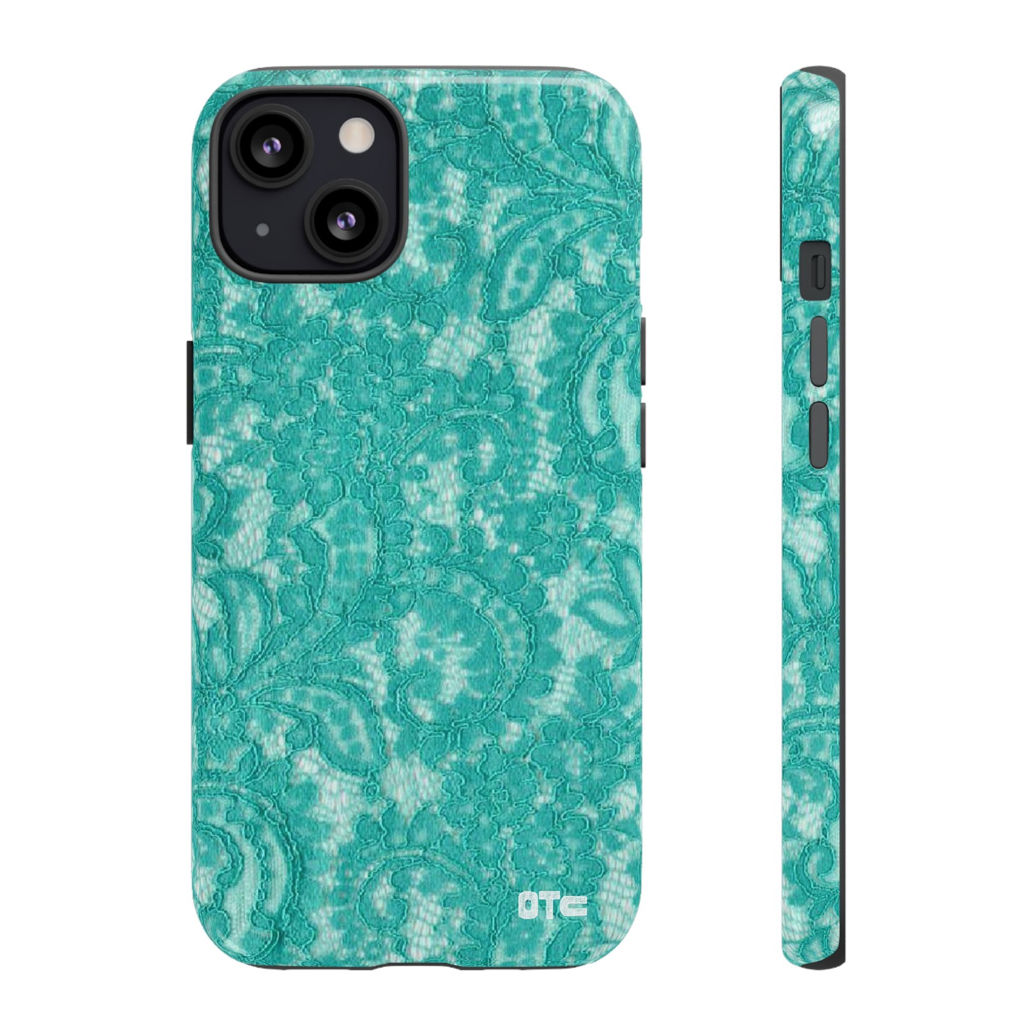 Teal Lace Protective Case