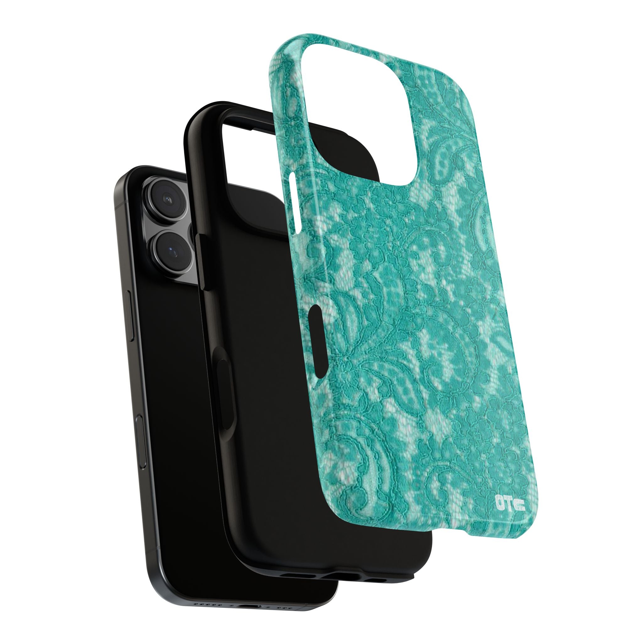 Teal Lace Protective Case