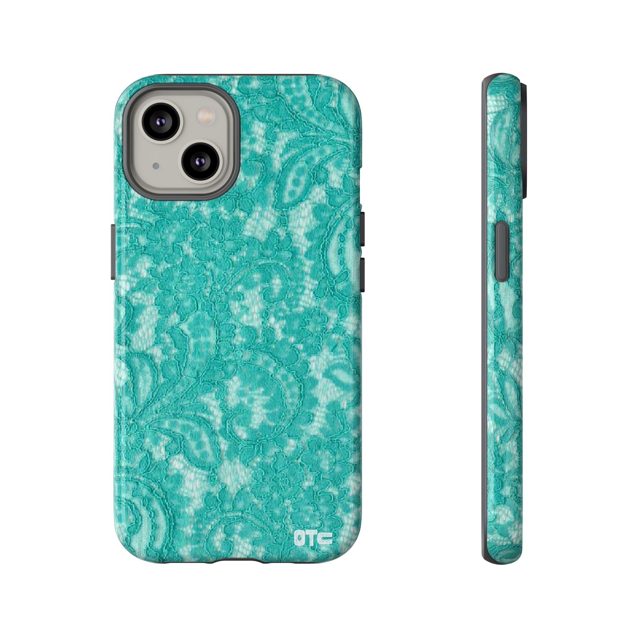 Teal Lace Protective Case