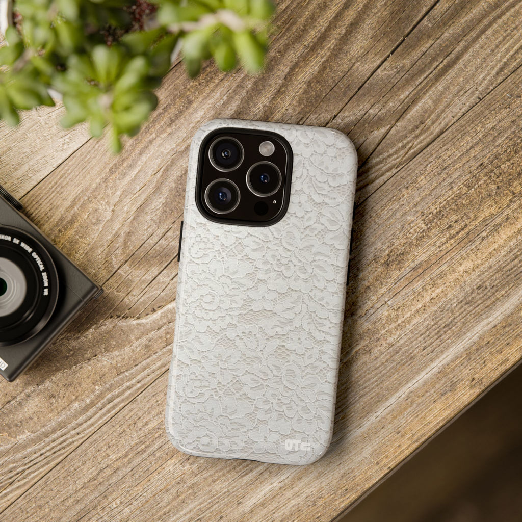 White Lace Protective Case