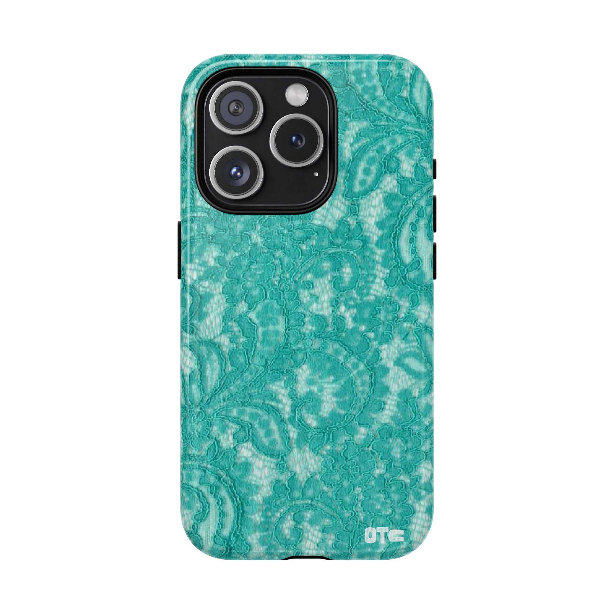 Teal Lace MagSafe Case