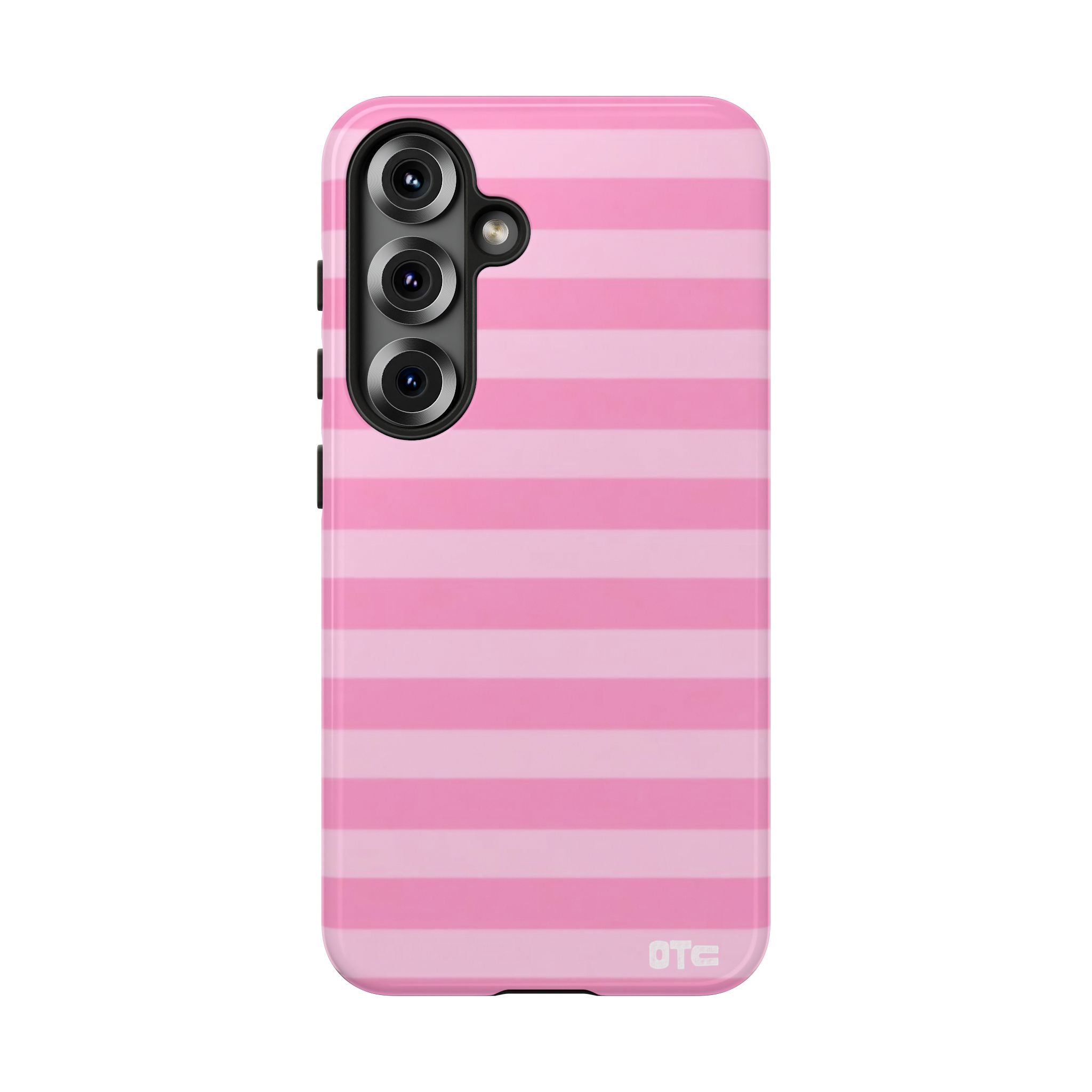 Pink Candy Stripes Protective Case