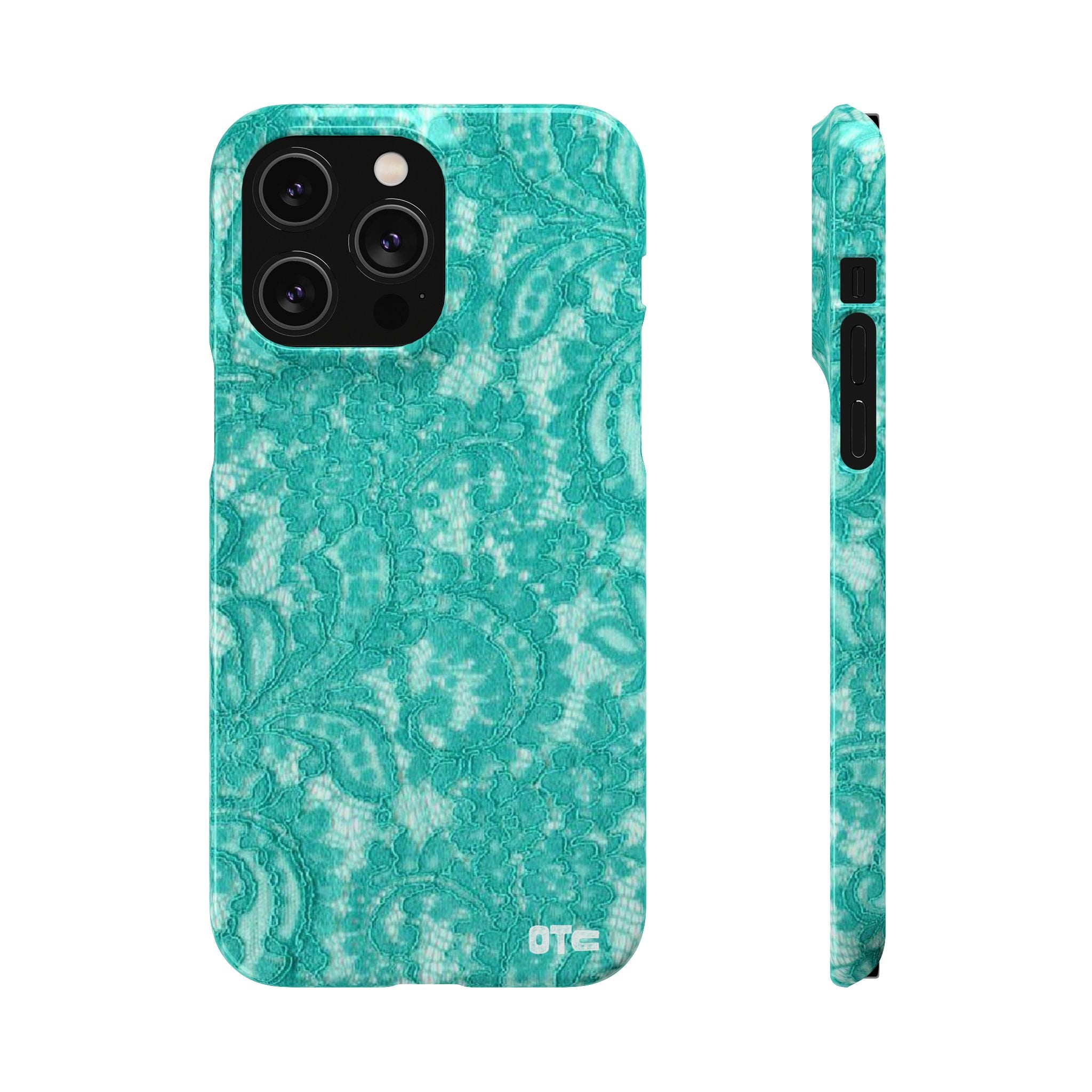 Teal Lace Case