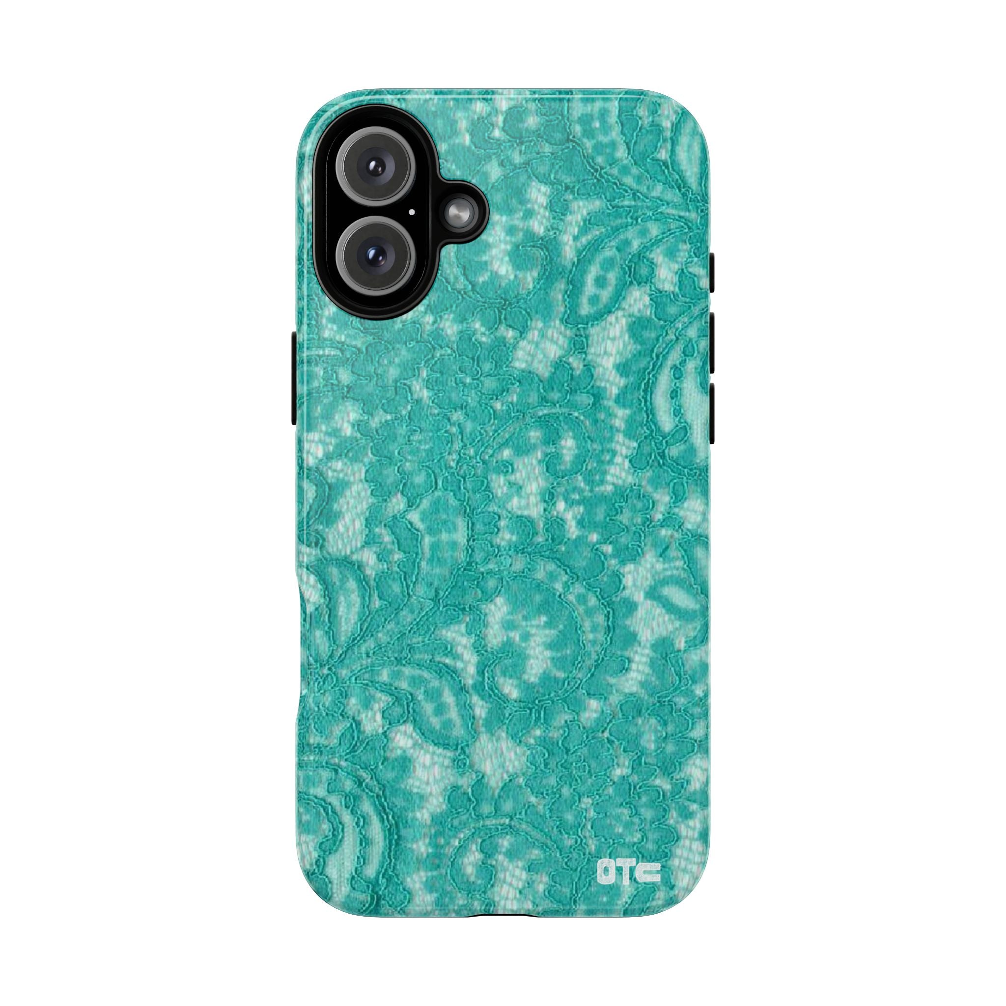 Teal Lace Protective Case