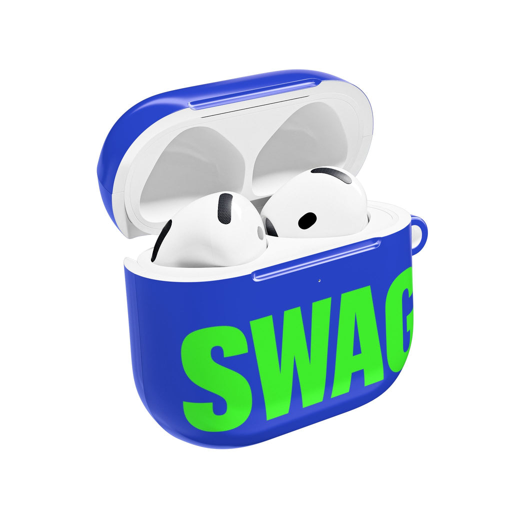 Electric Blue Swag AirPods Case