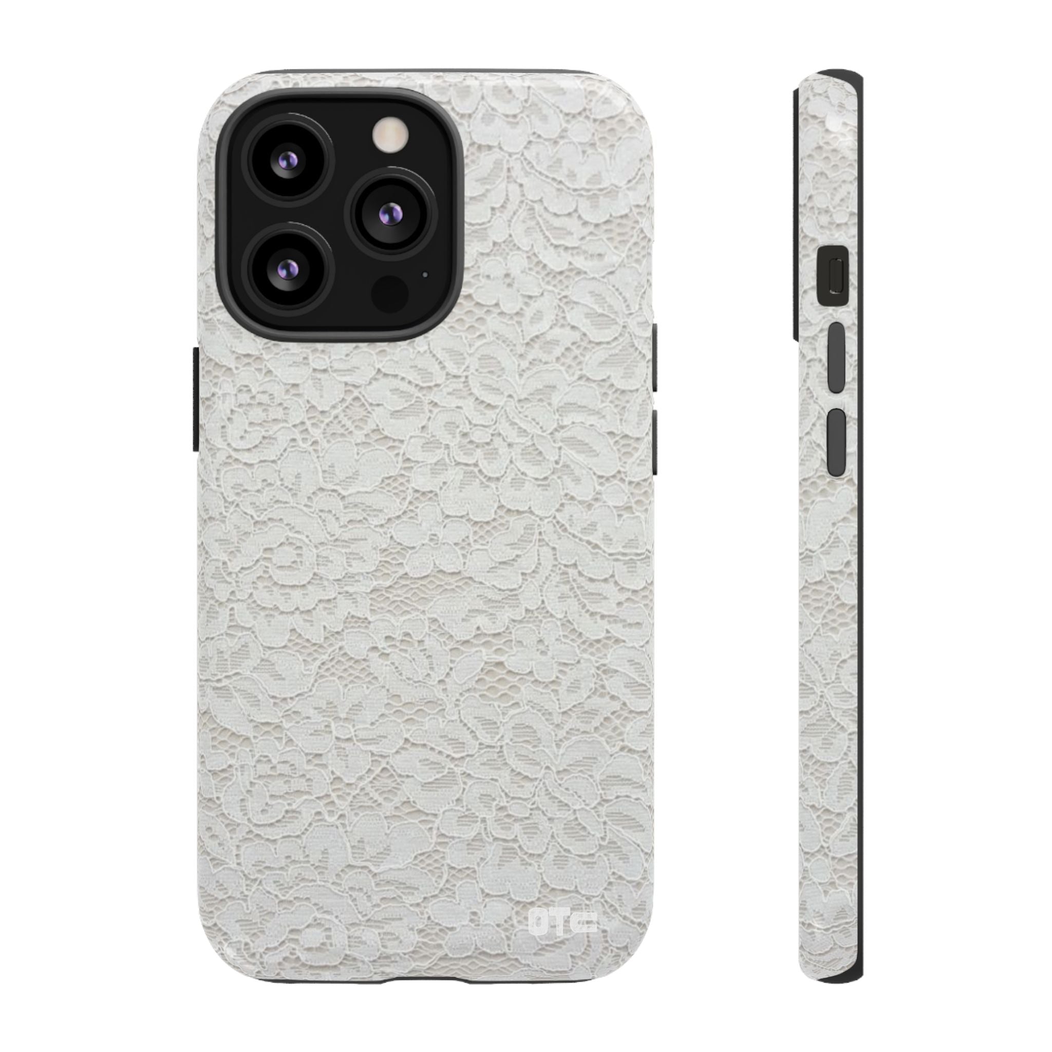 White Lace Protective Case