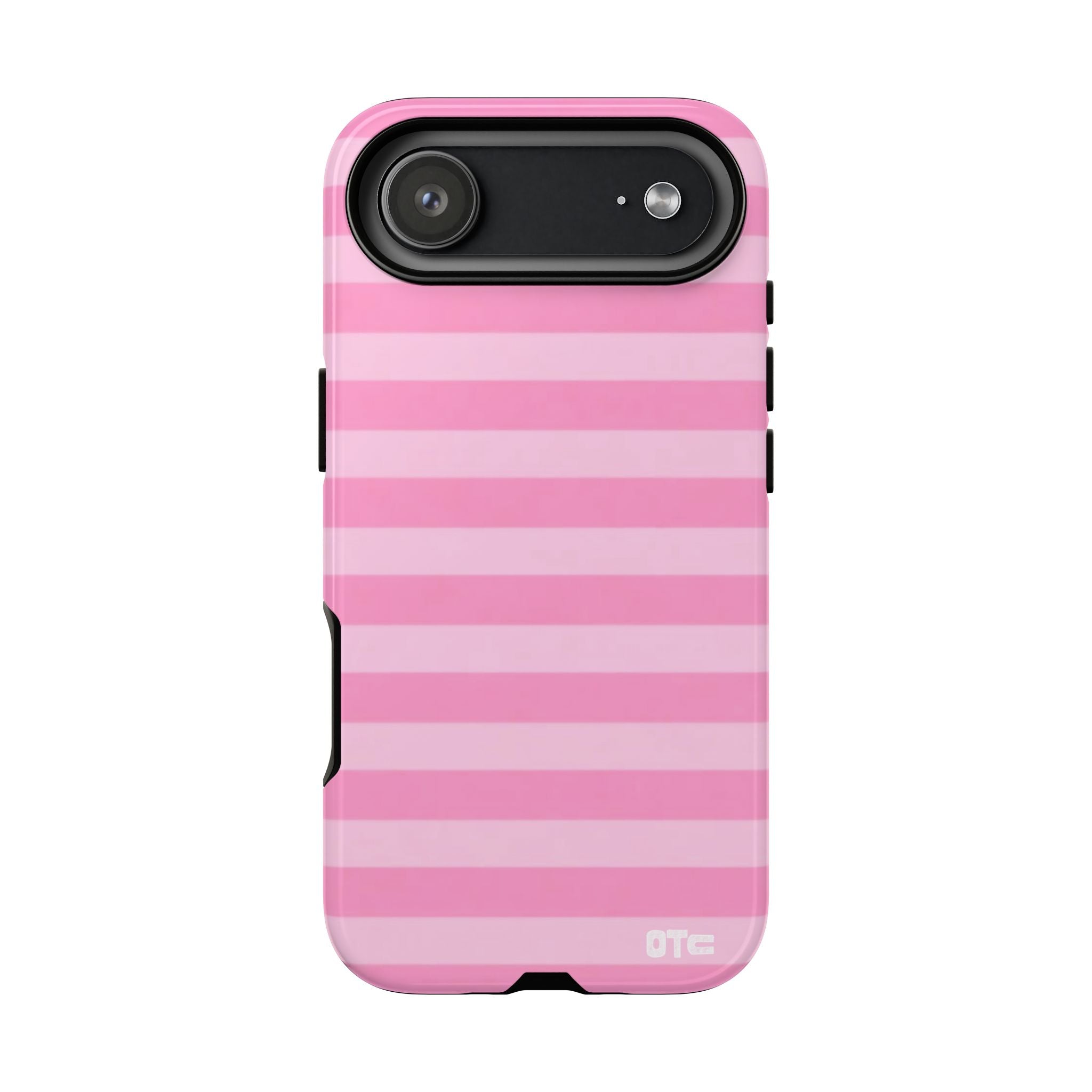 Pink Candy Stripes Protective Case