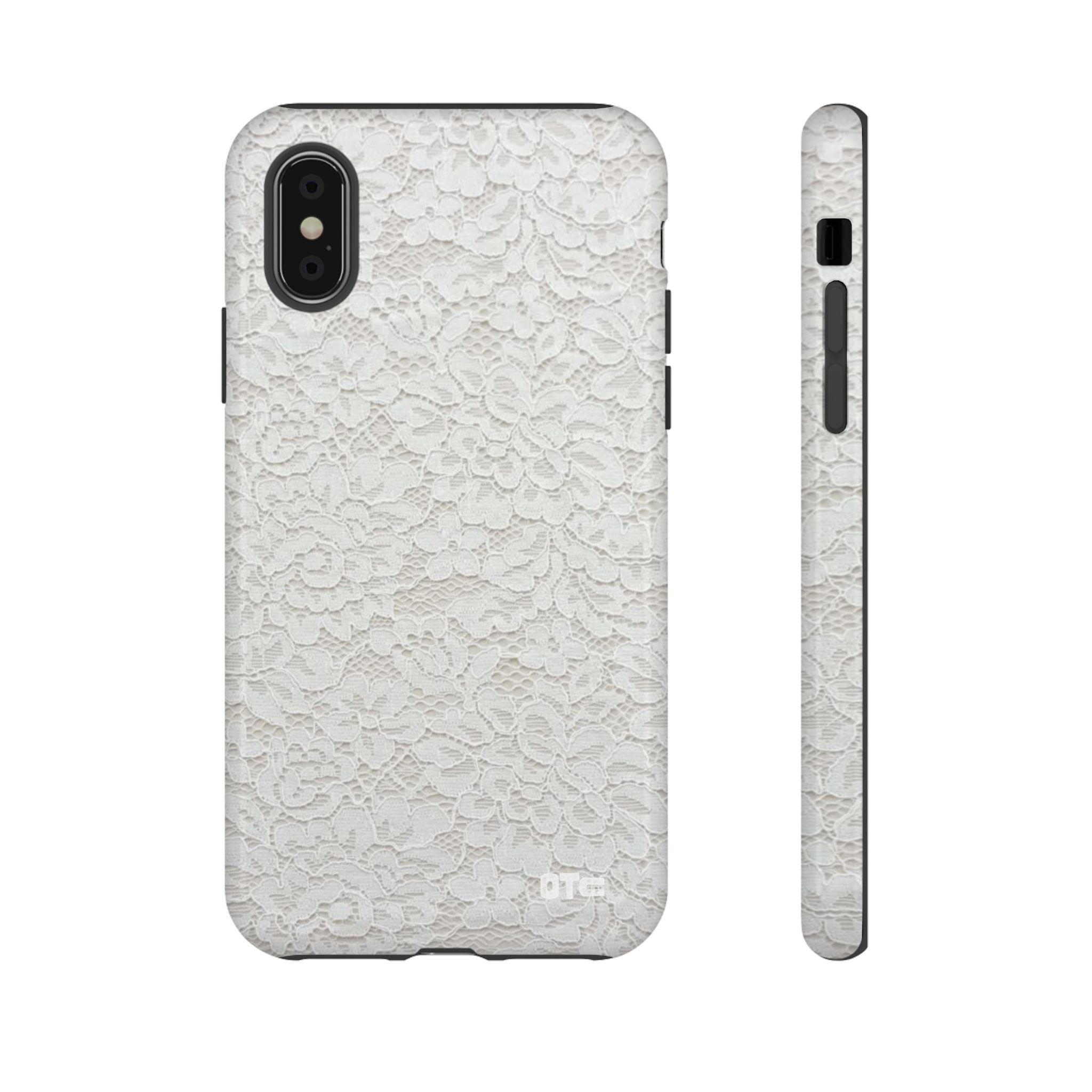 White Lace Protective Case