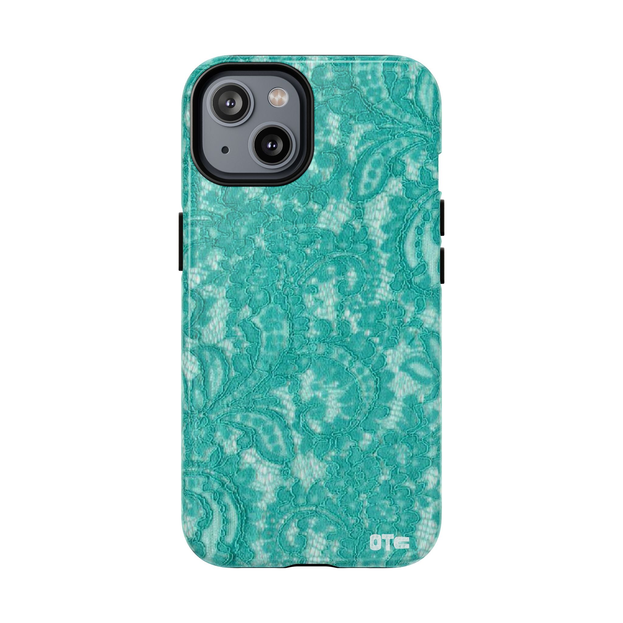 Teal Lace MagSafe Case