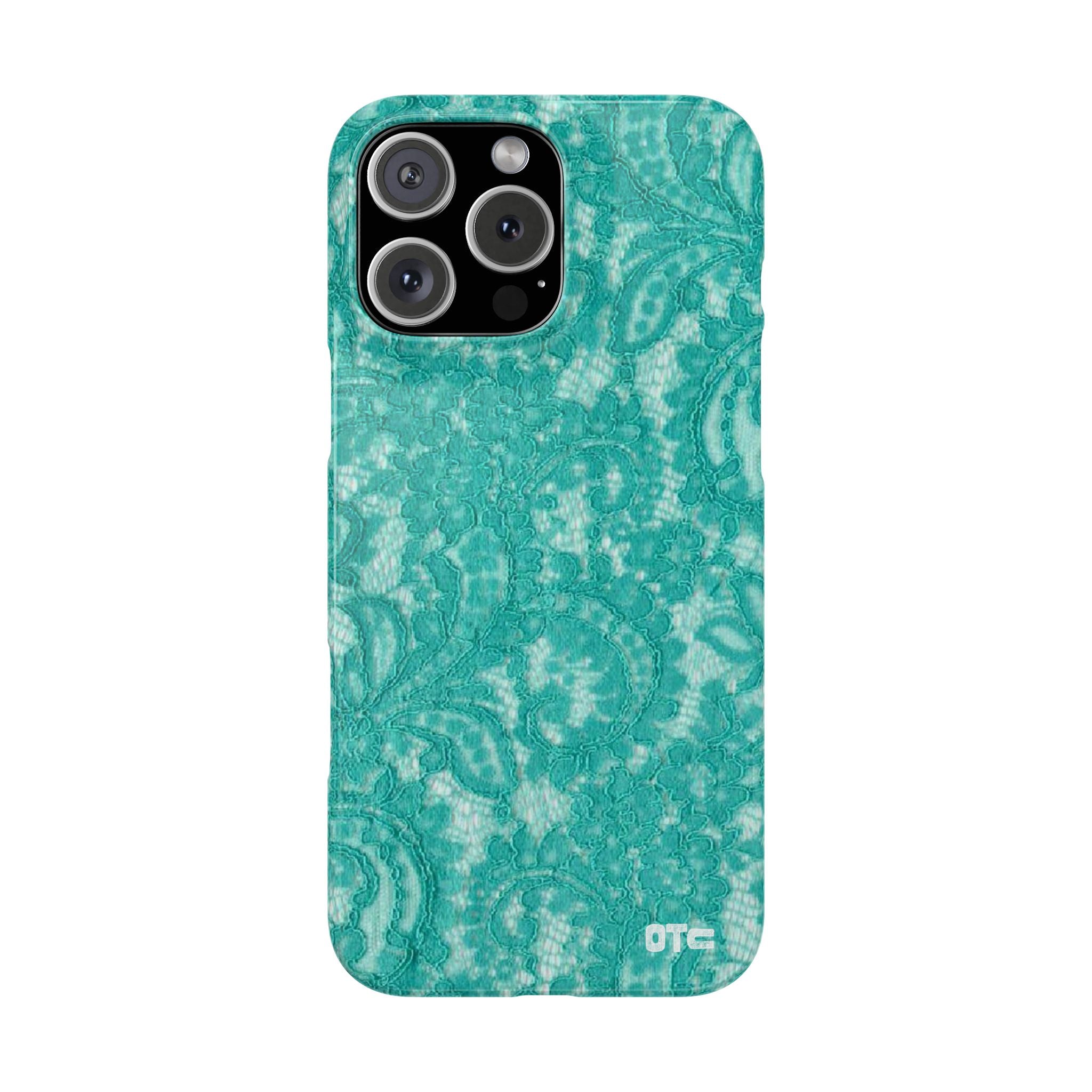 Teal Lace Case