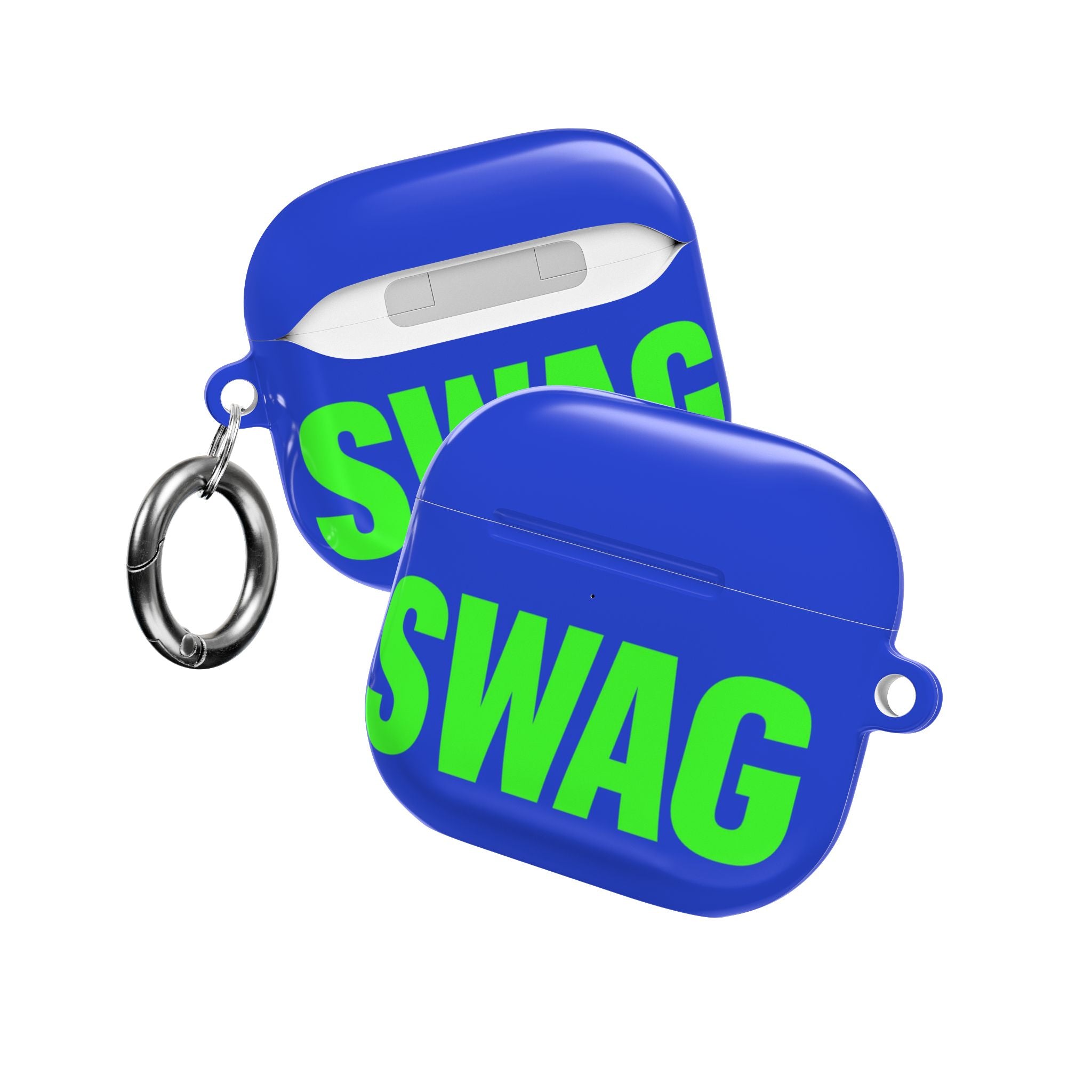 Electric Blue Swag AirPods Case