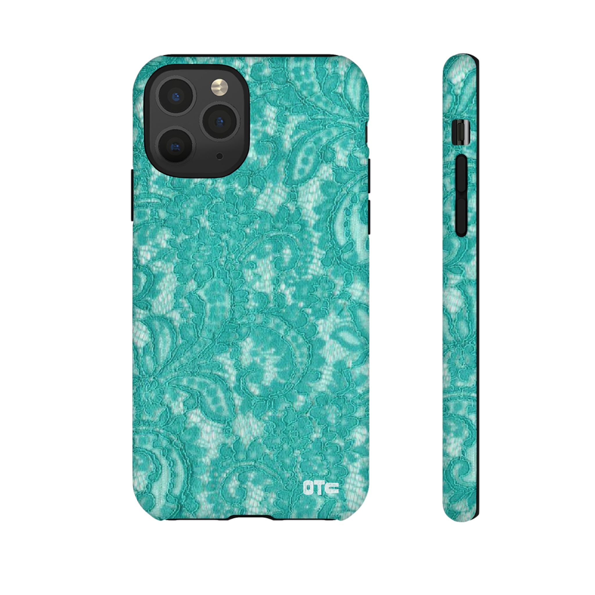 Teal Lace Protective Case