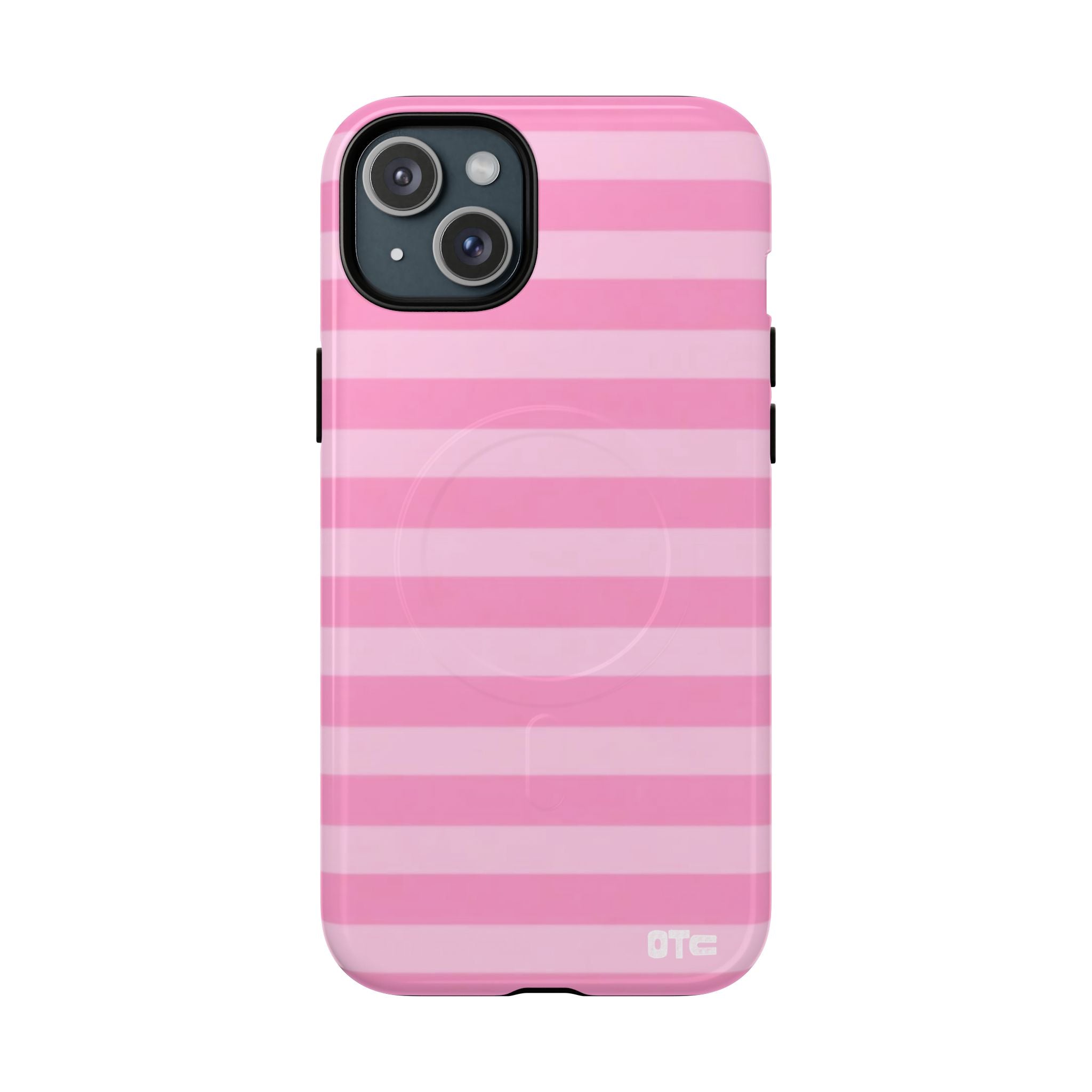 Pink Candy Stripes MagSafe Case