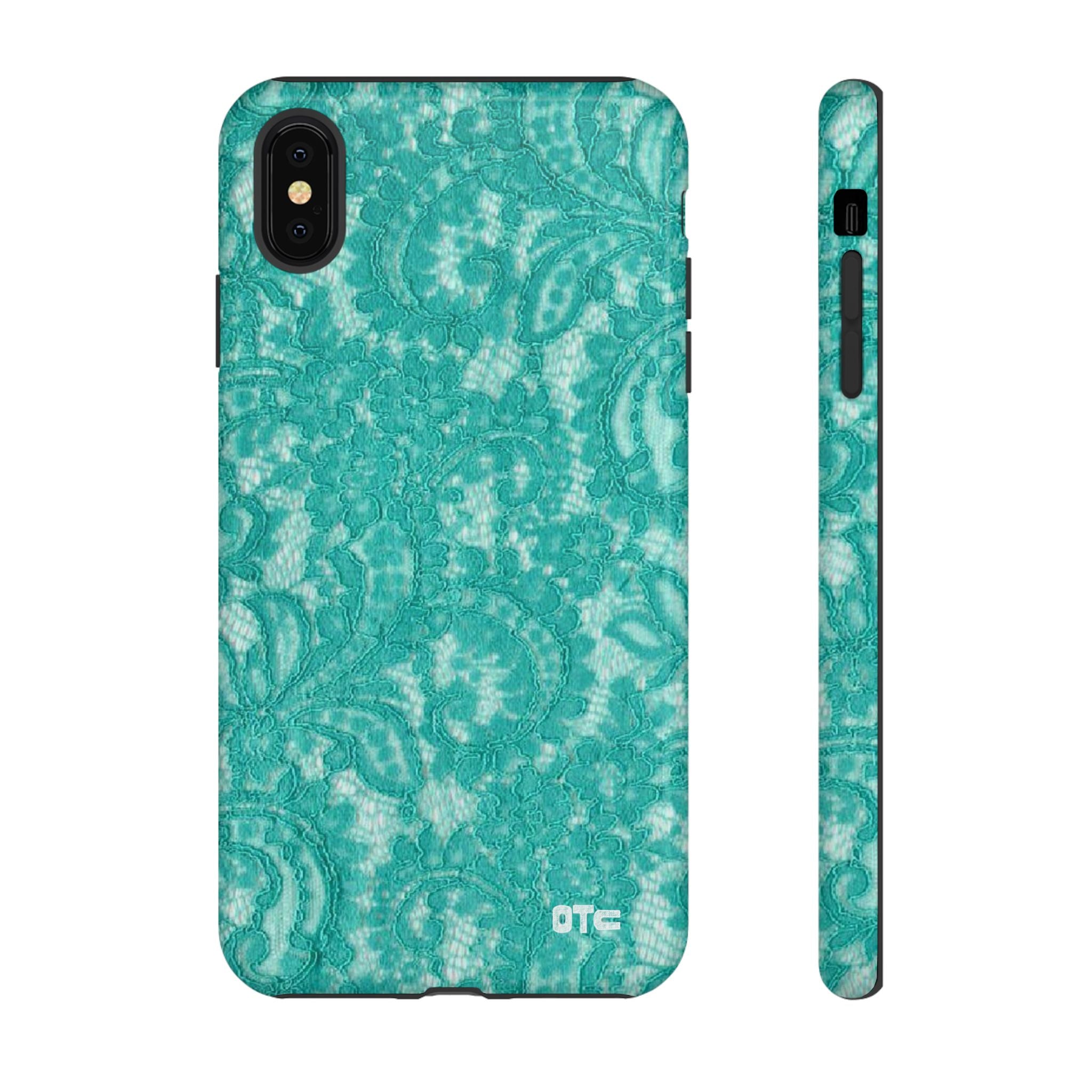 Teal Lace Protective Case