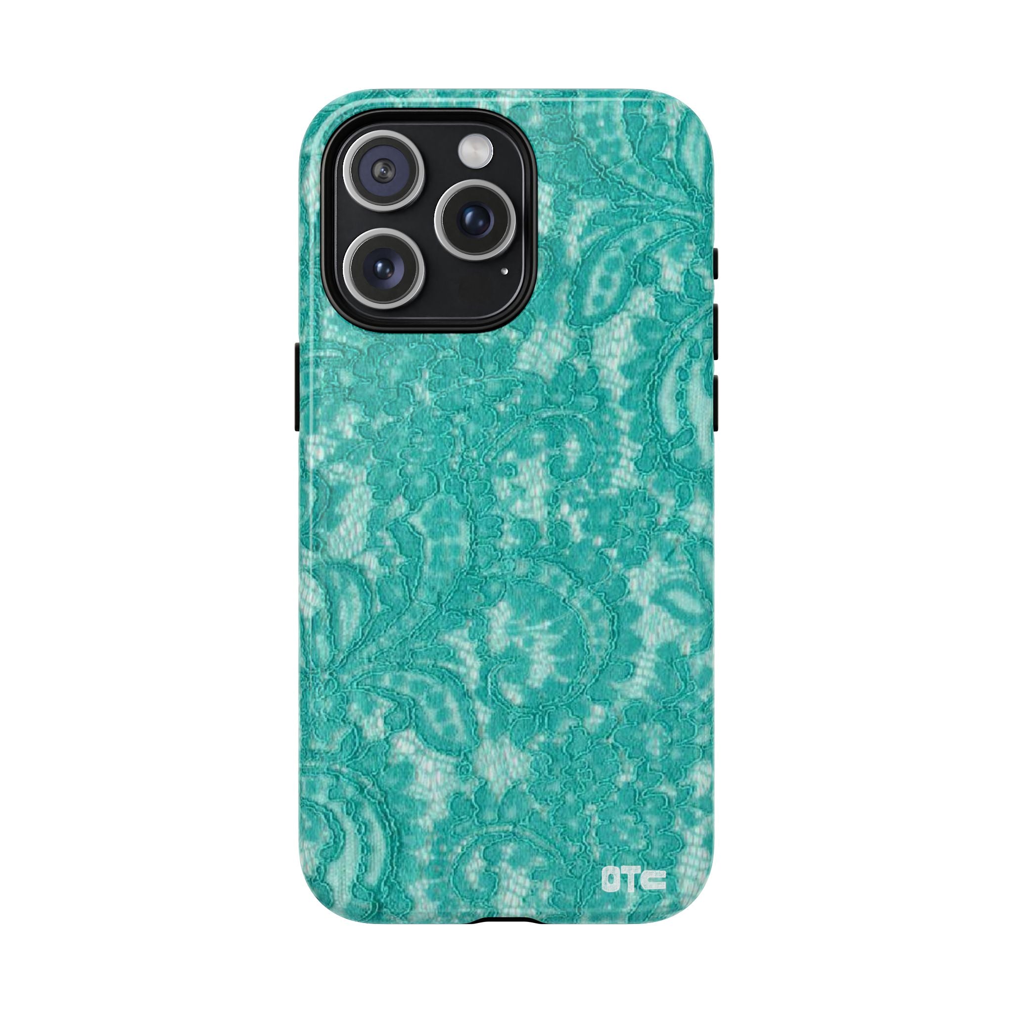Teal Lace MagSafe Case