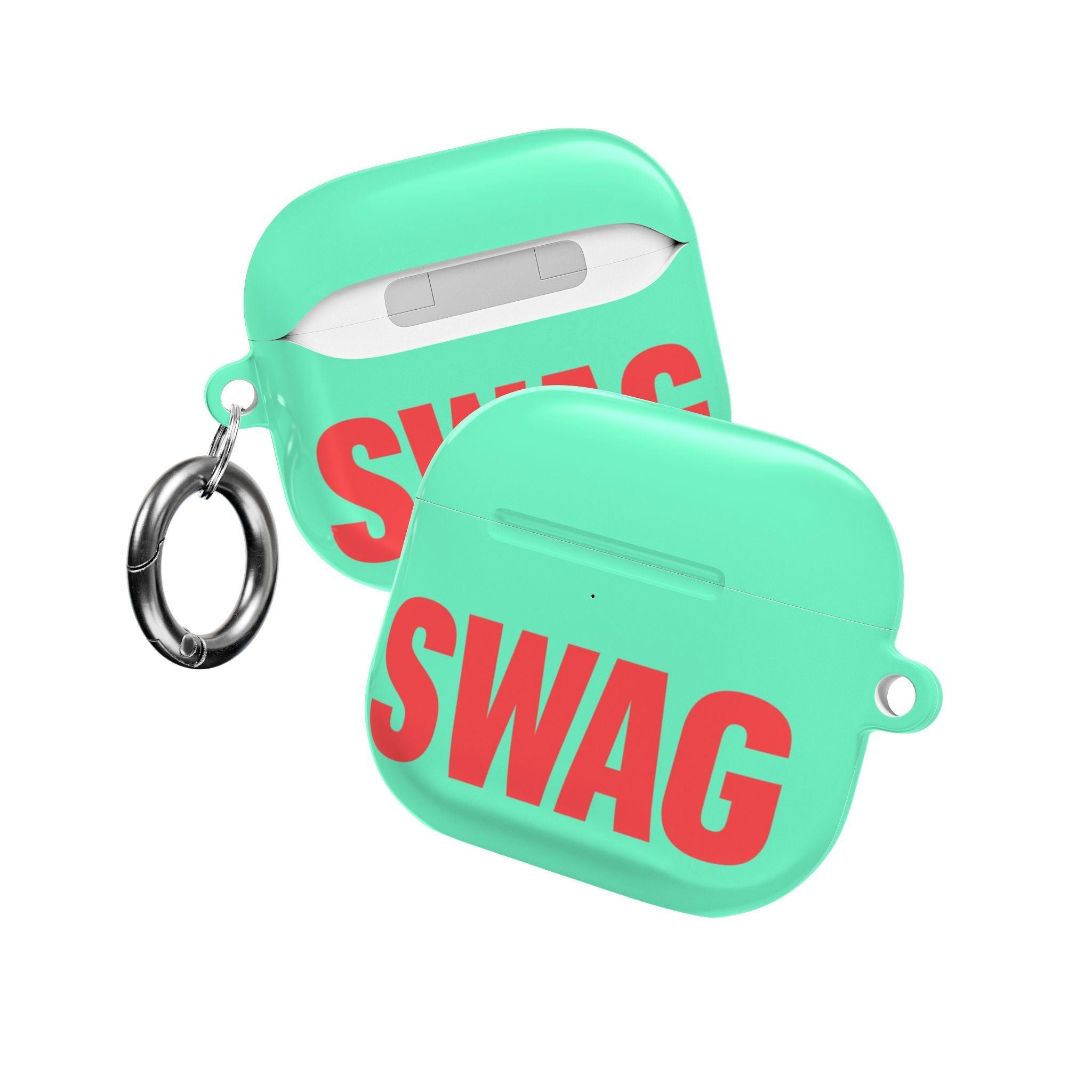 Teal Swag AirPods Case