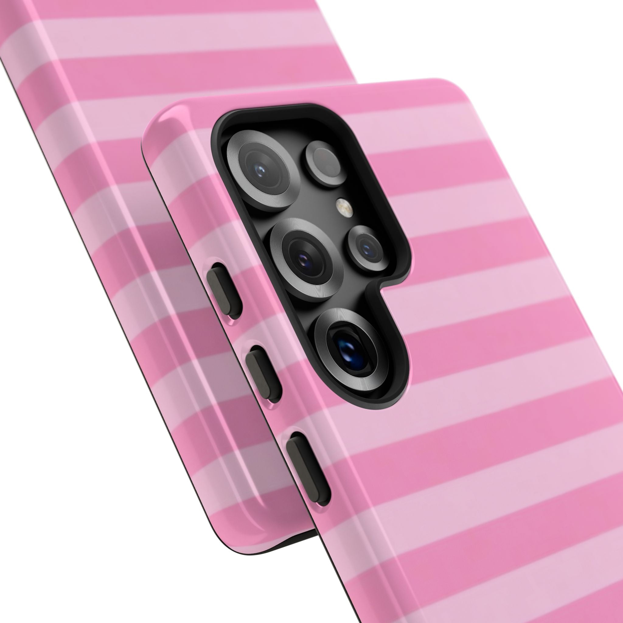 Pink Candy Stripes Protective Case