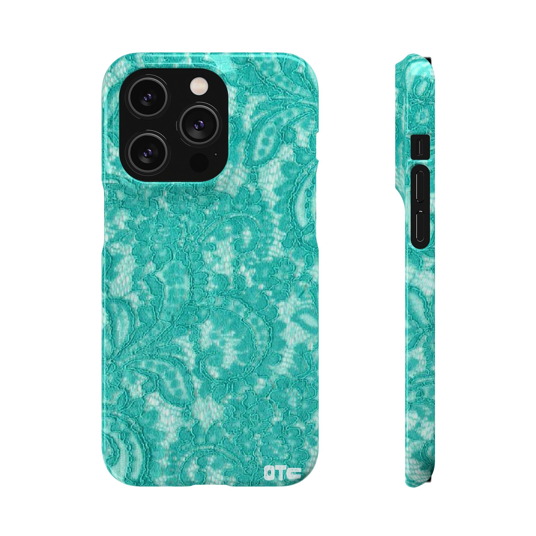 Teal Lace Case
