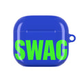 Electric Blue Swag AirPods Case
