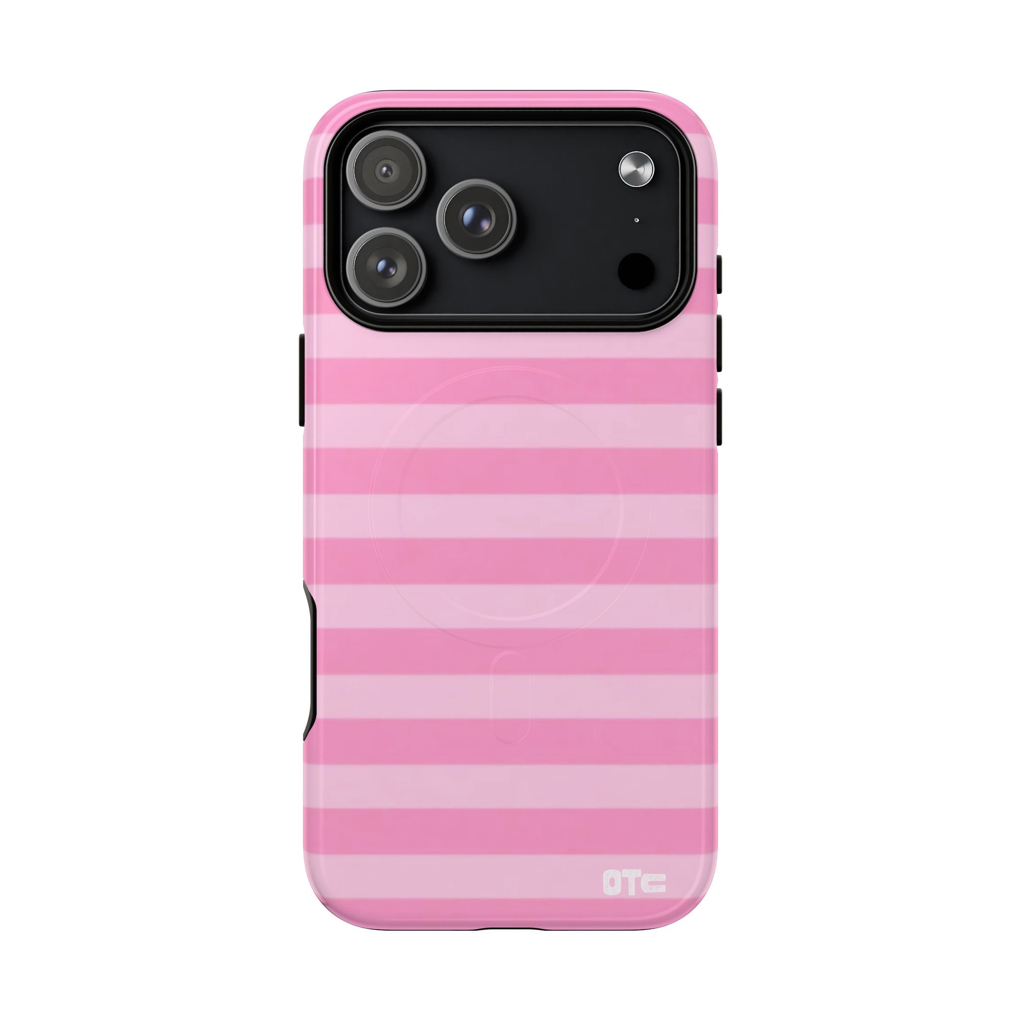 Pink Candy Stripes MagSafe Case