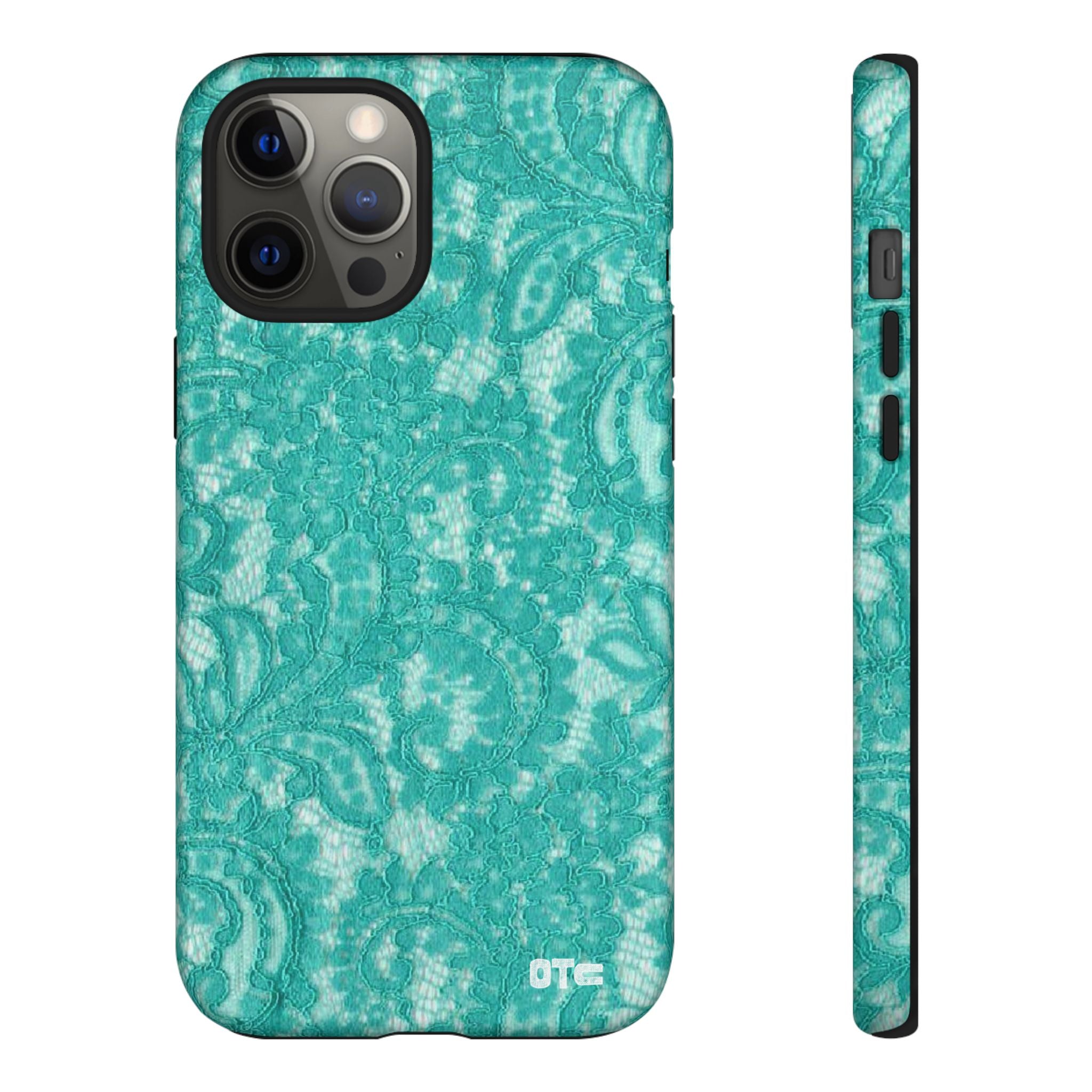 Teal Lace Protective Case